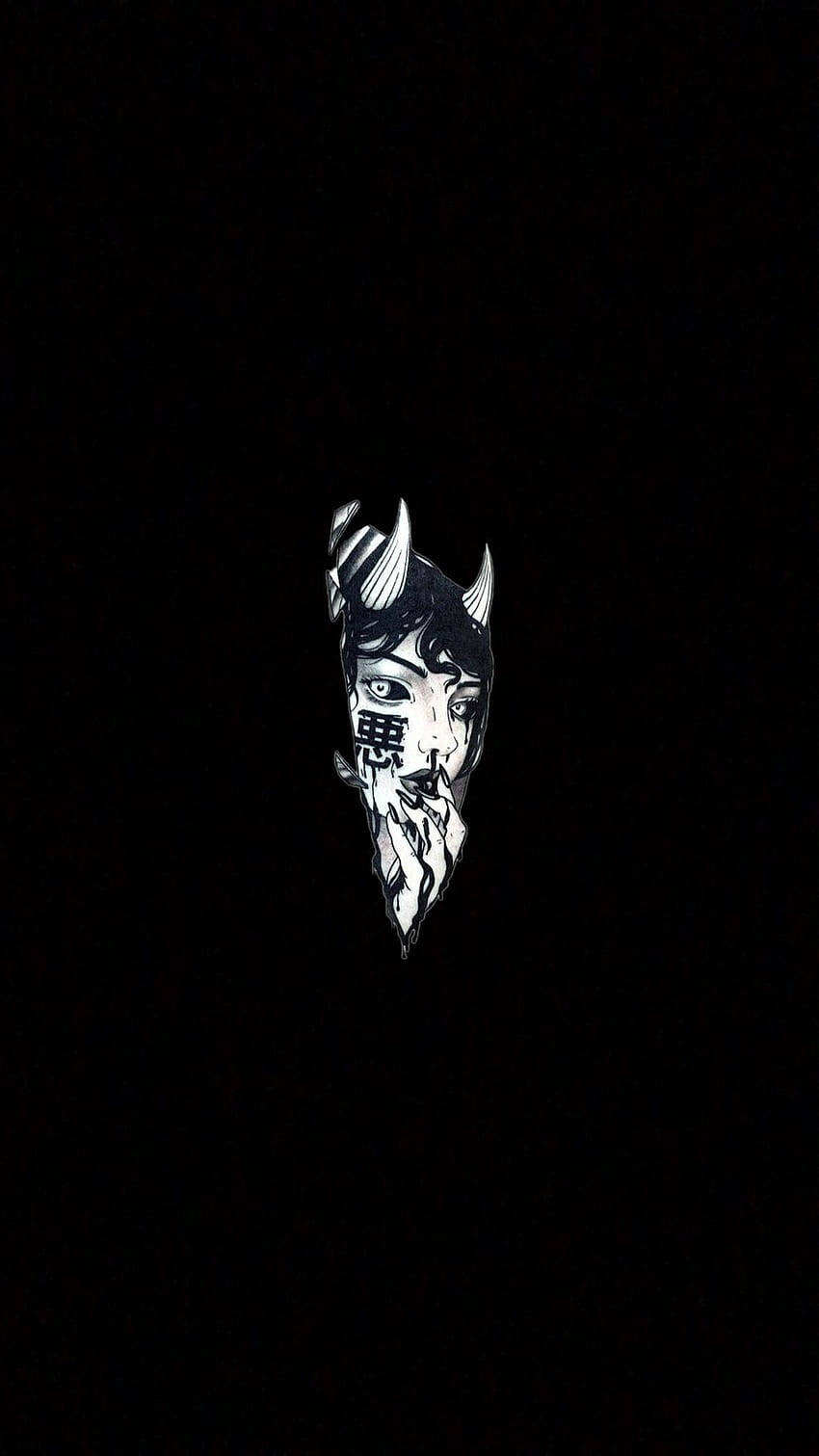 "Một thẩm mỹ goth kỳ ảo, tối tăm và bí ẩn." Hình nền