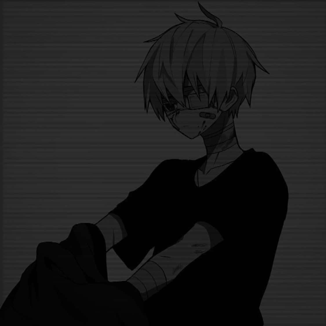 Một thế giới anime đen tối và bí ẩn Hình nền