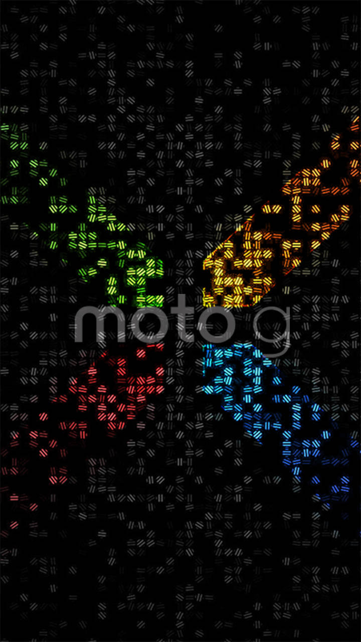 Motorola Colorful In Black Hình nền