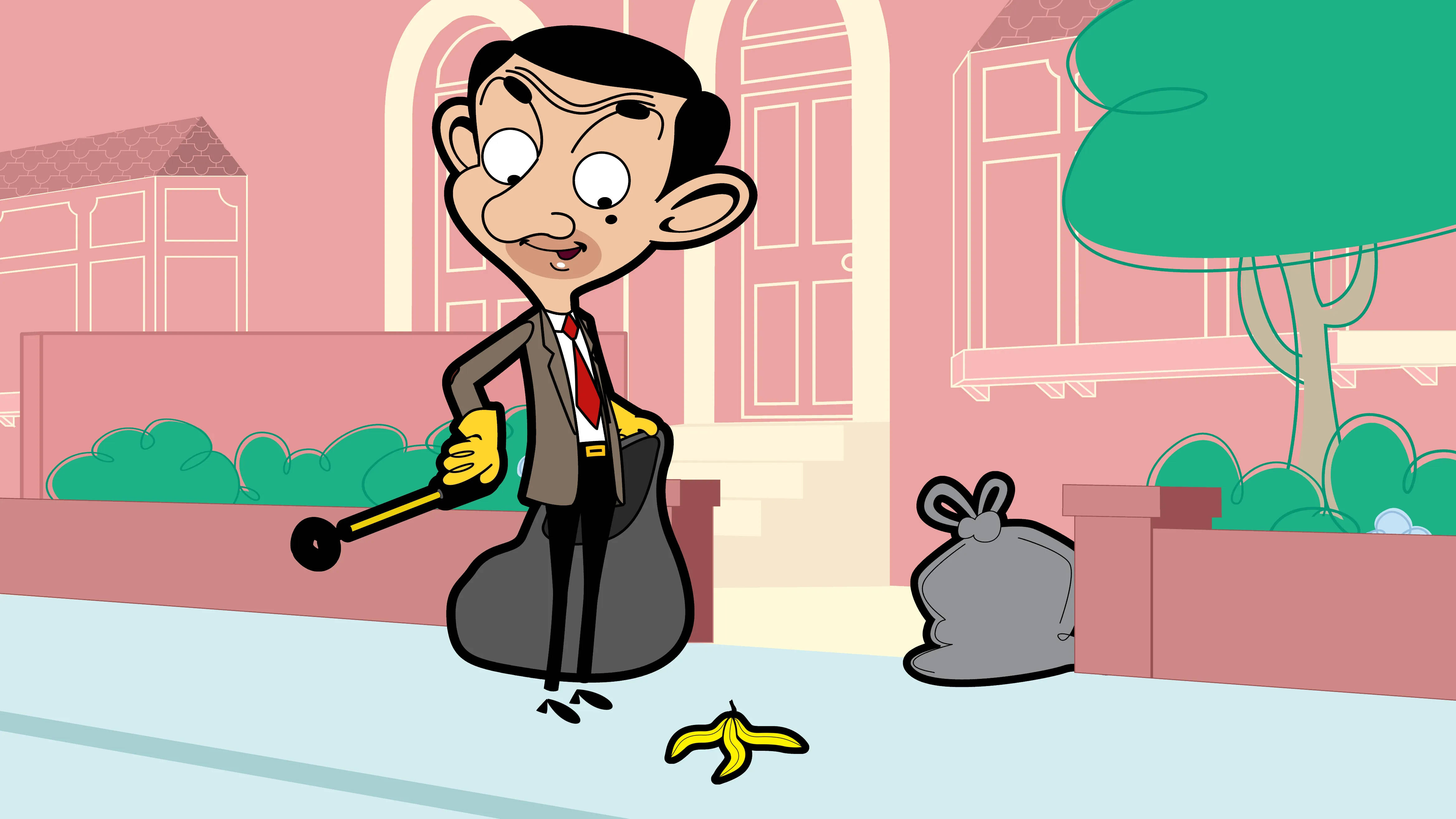Mr Bean 4K Vỏ Chuối Hình nền