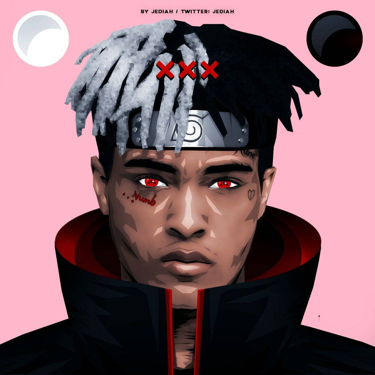 Mũ đầu của Xxxtentacion Anime Naruto Hình nền