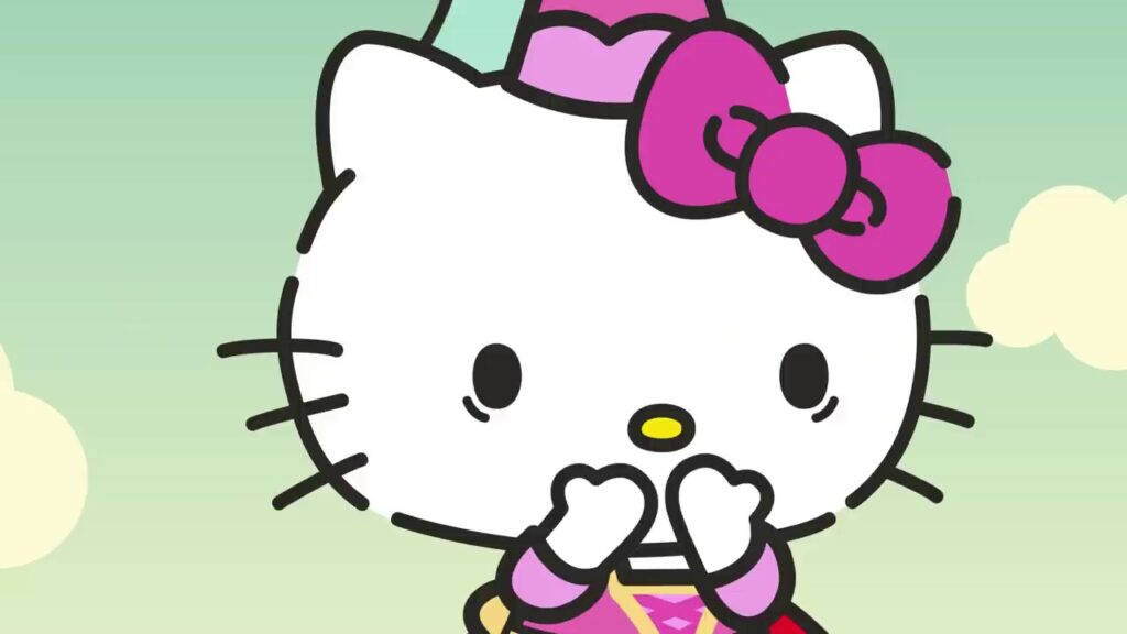 Mũ Hồng Hello Kitty PFP Hình nền