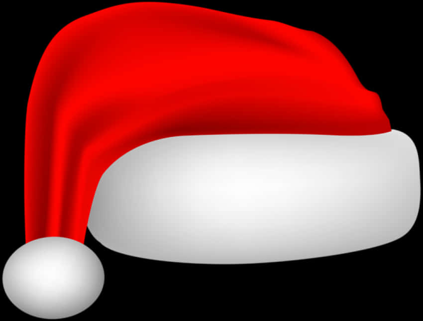 Mũ ông già Noel màu đỏ nền trong suốt Hình nền