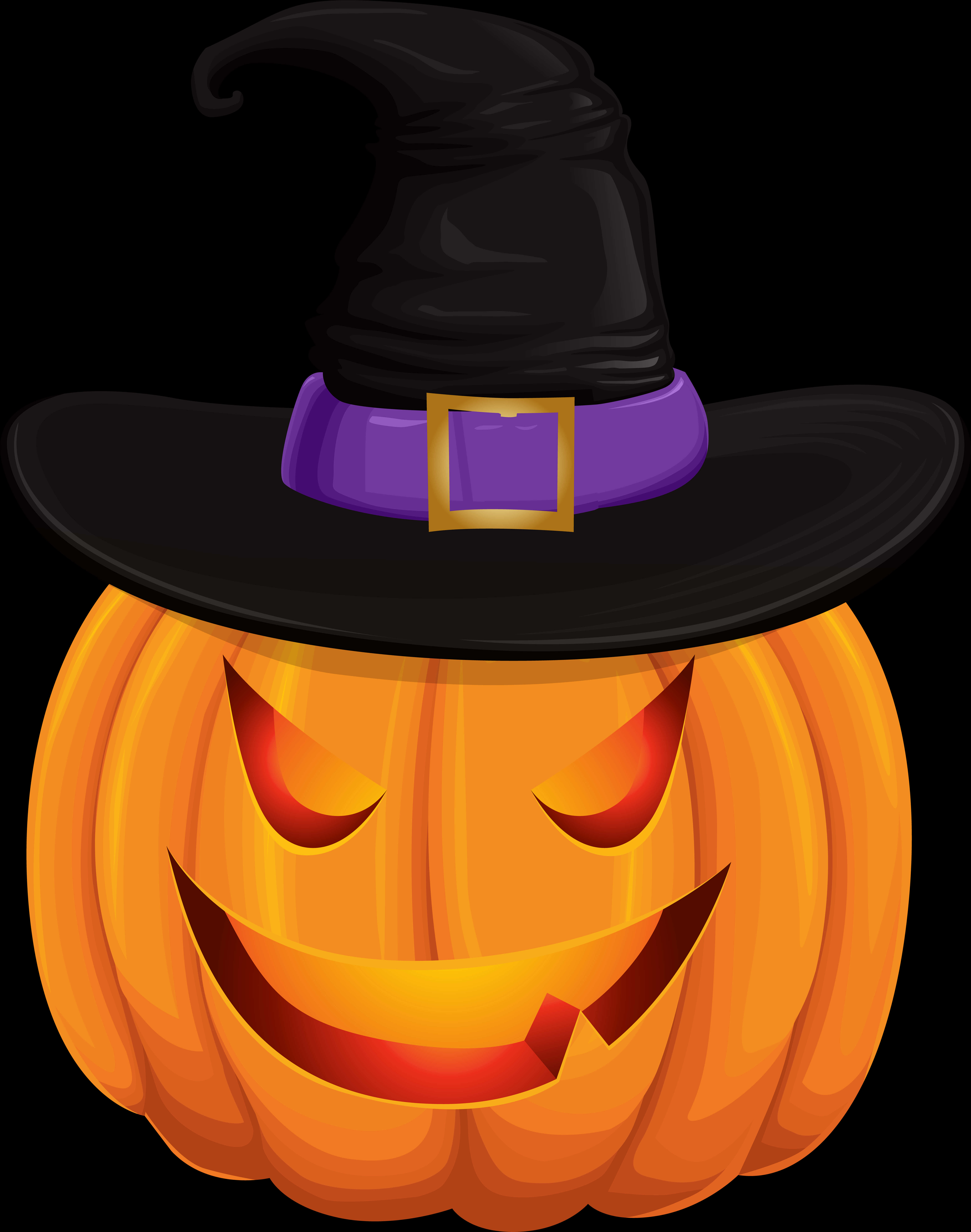 Mũ phù thủy bí ngô Halloween Hình nền