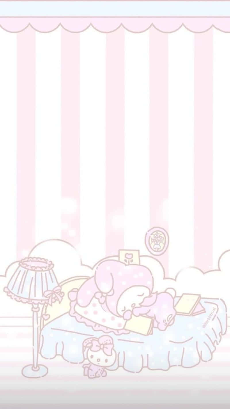 My Melody Dễ Thương Đang Ngủ Hình nền