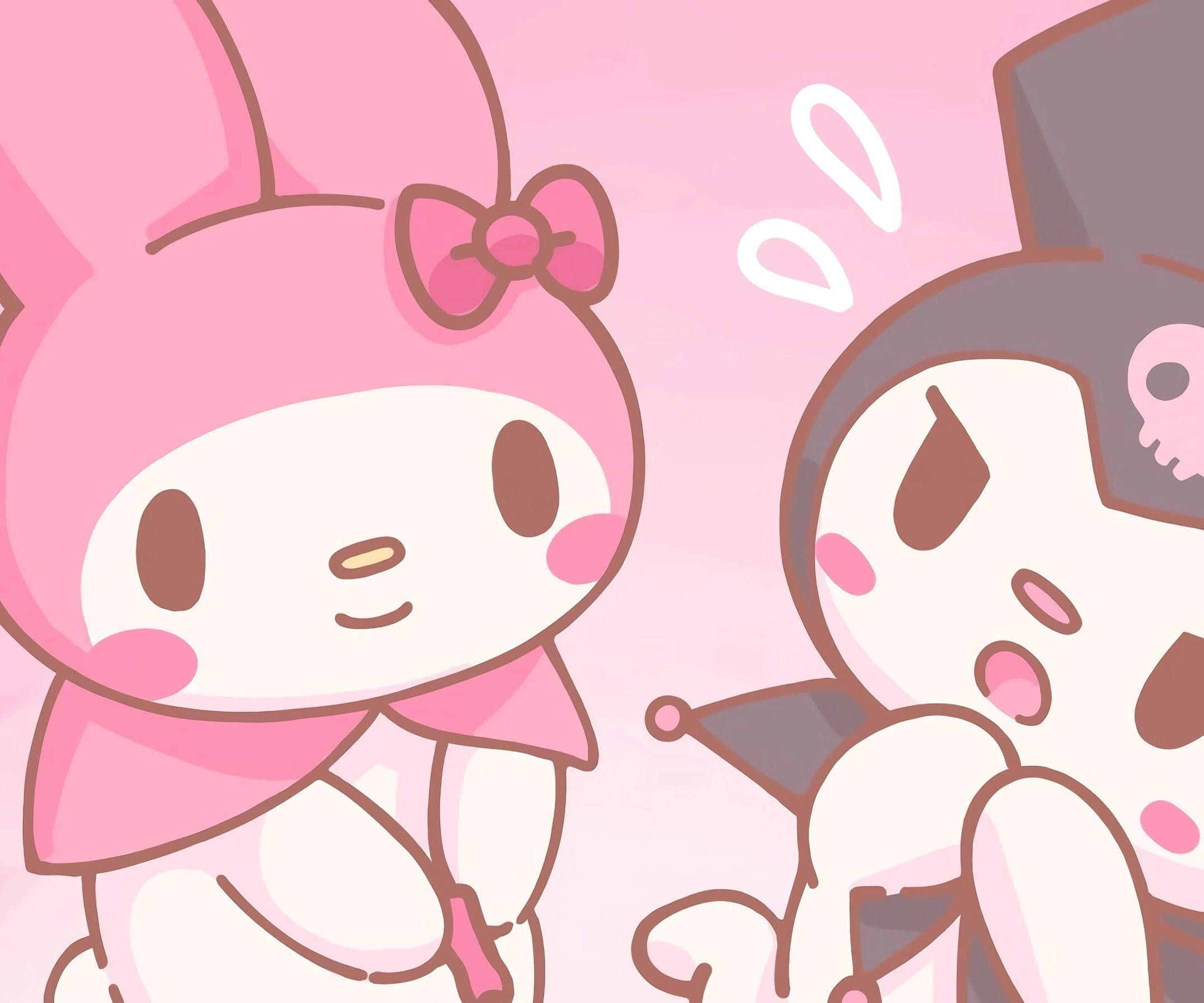 My Melody Kuromi Dễ Thương Cho Desktop Hình nền