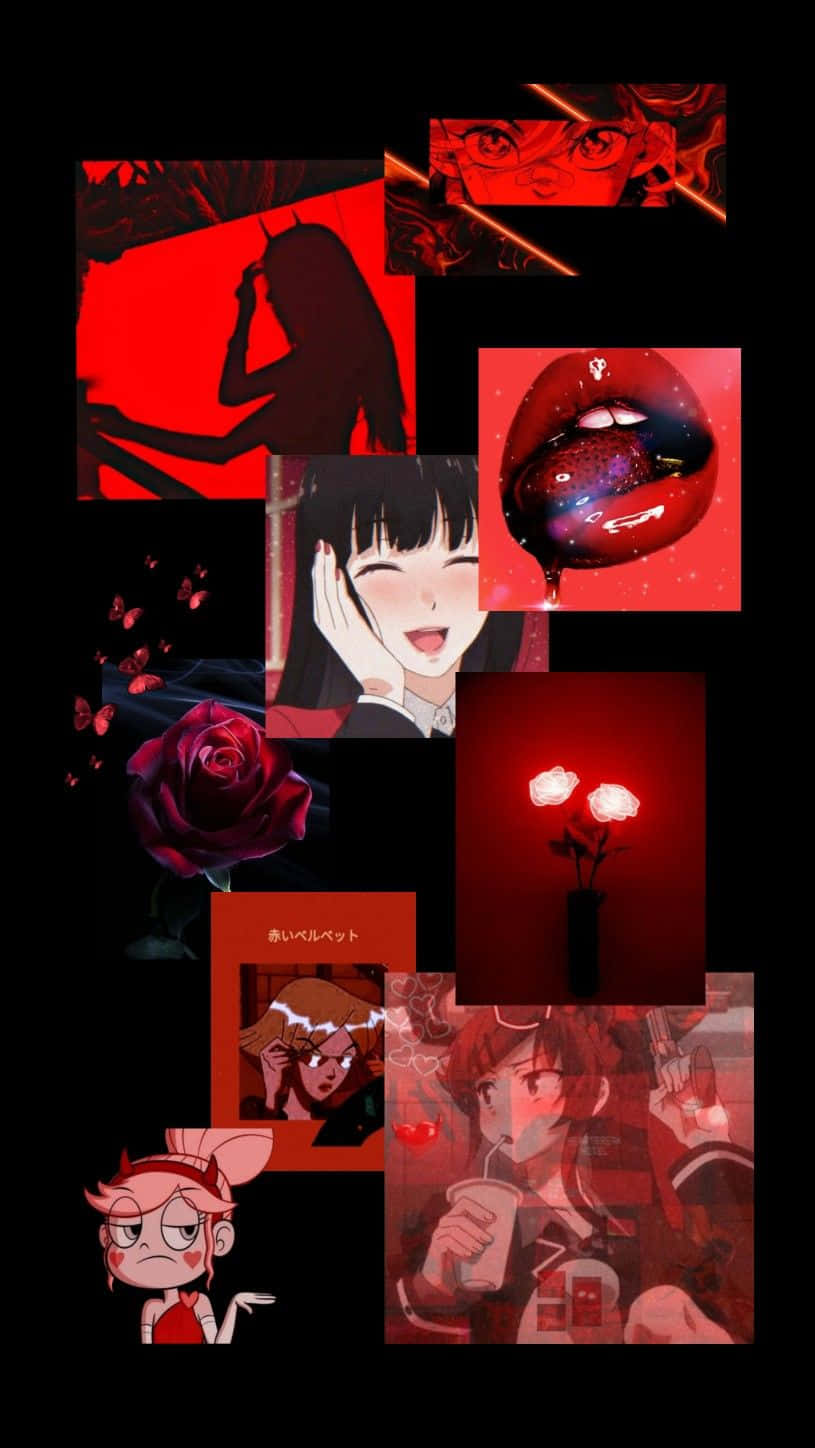 Mỹ thuật Đồ tạo tác Anime Đỏ Hình nền