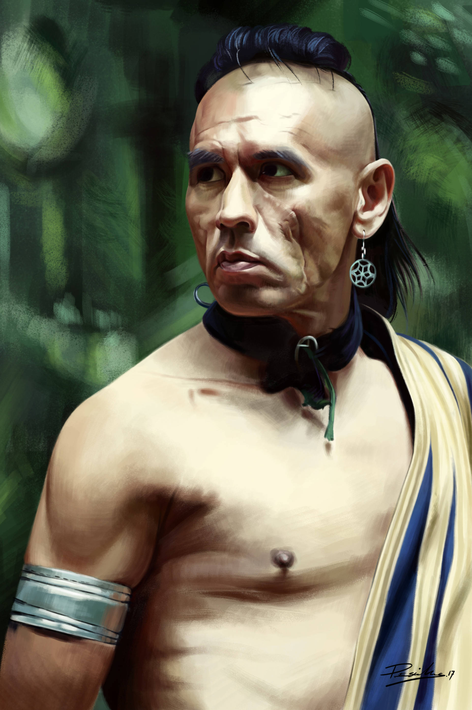 Nam Diễn Viên Nổi Tiếng Wes Studi Trong Phim Kinh Điển, The Last of The Mohicans Hình nền
