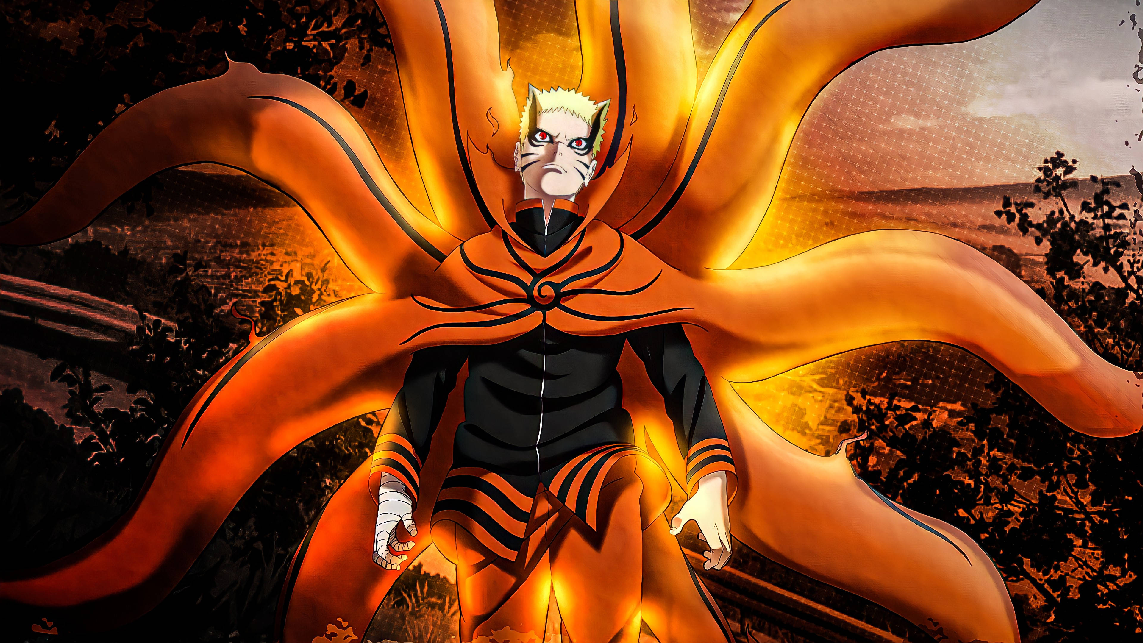 Năng Lượng Baryon Mode Naruto Hình nền