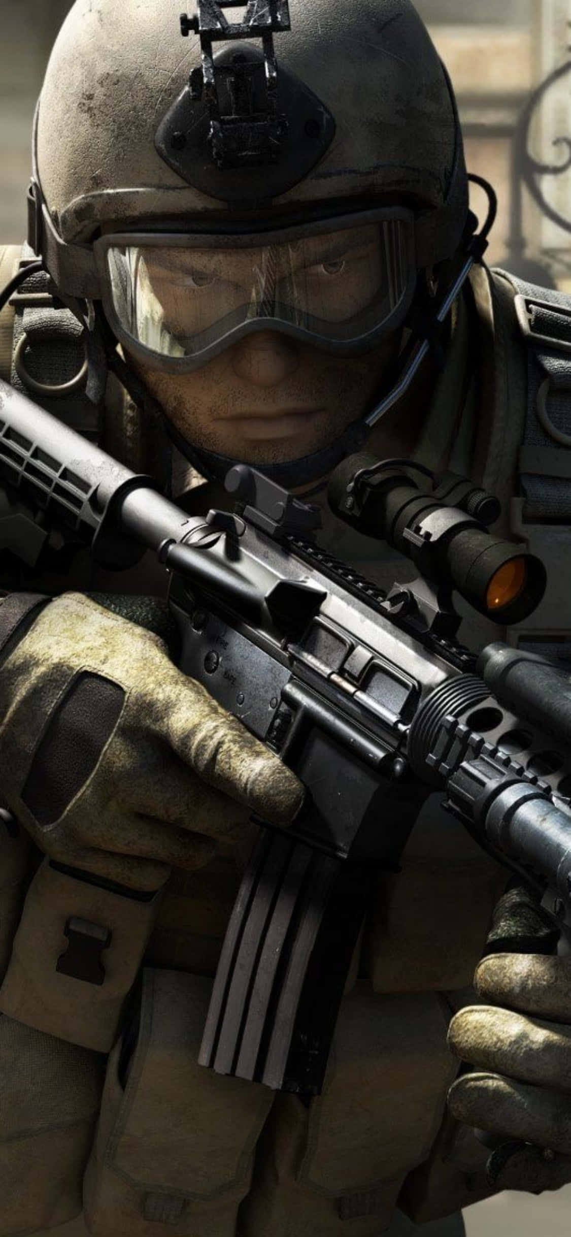 Nâng cấp kỹ năng chơi game của bạn với iPhone XS và Counter-Strike Global Offensive Hình nền