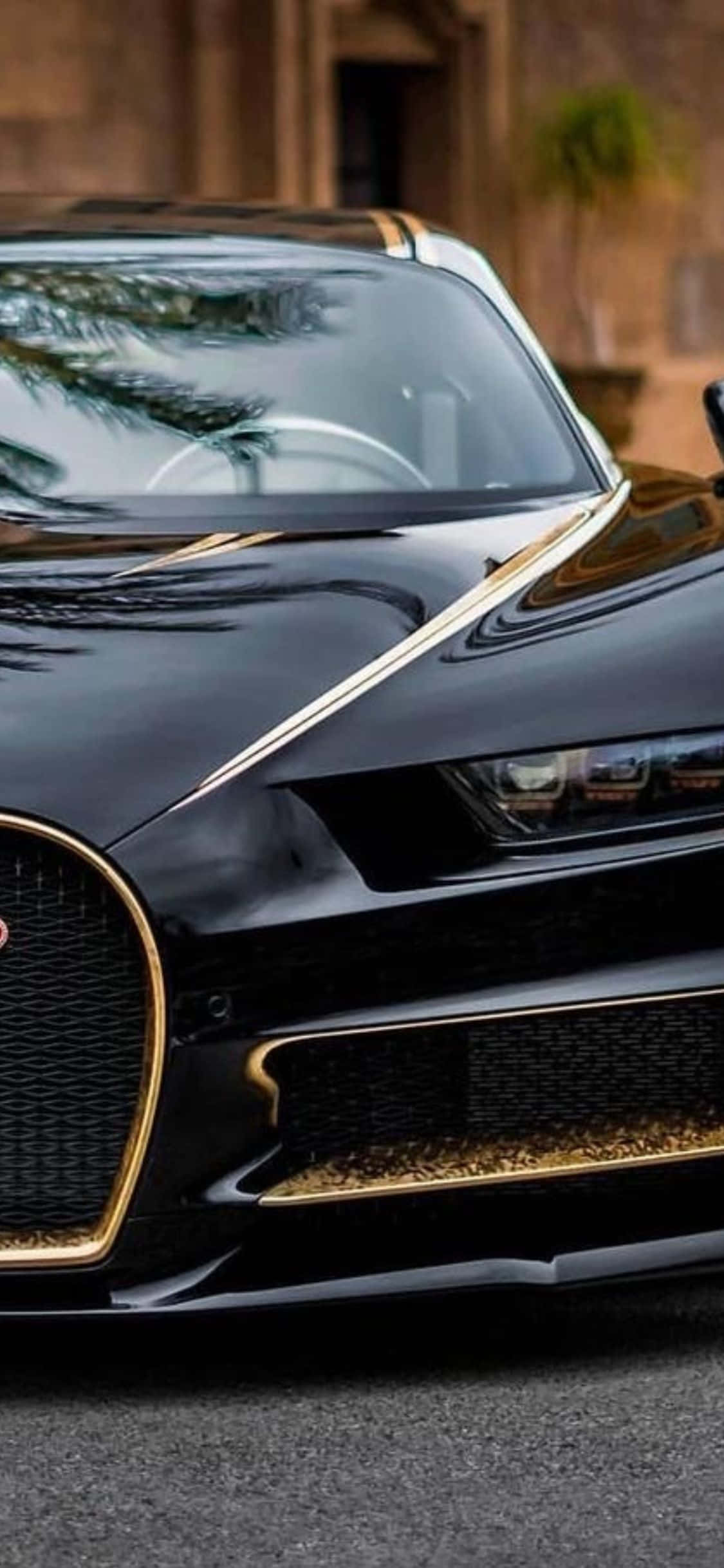 Nâng Tầm Phong Cách Của Bạn với iPhone Xs và Bugatti Hình nền