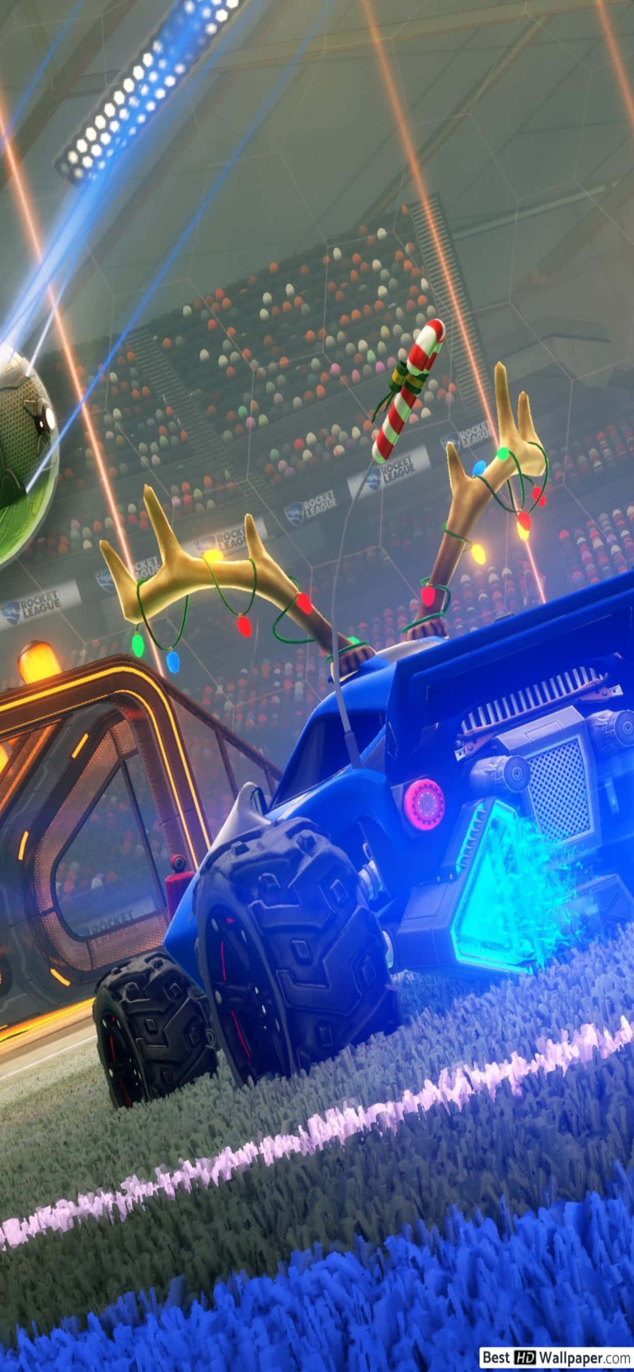 Nâng tầm trò chơi của bạn với iPhone Xs Max và Rocket League Hình nền