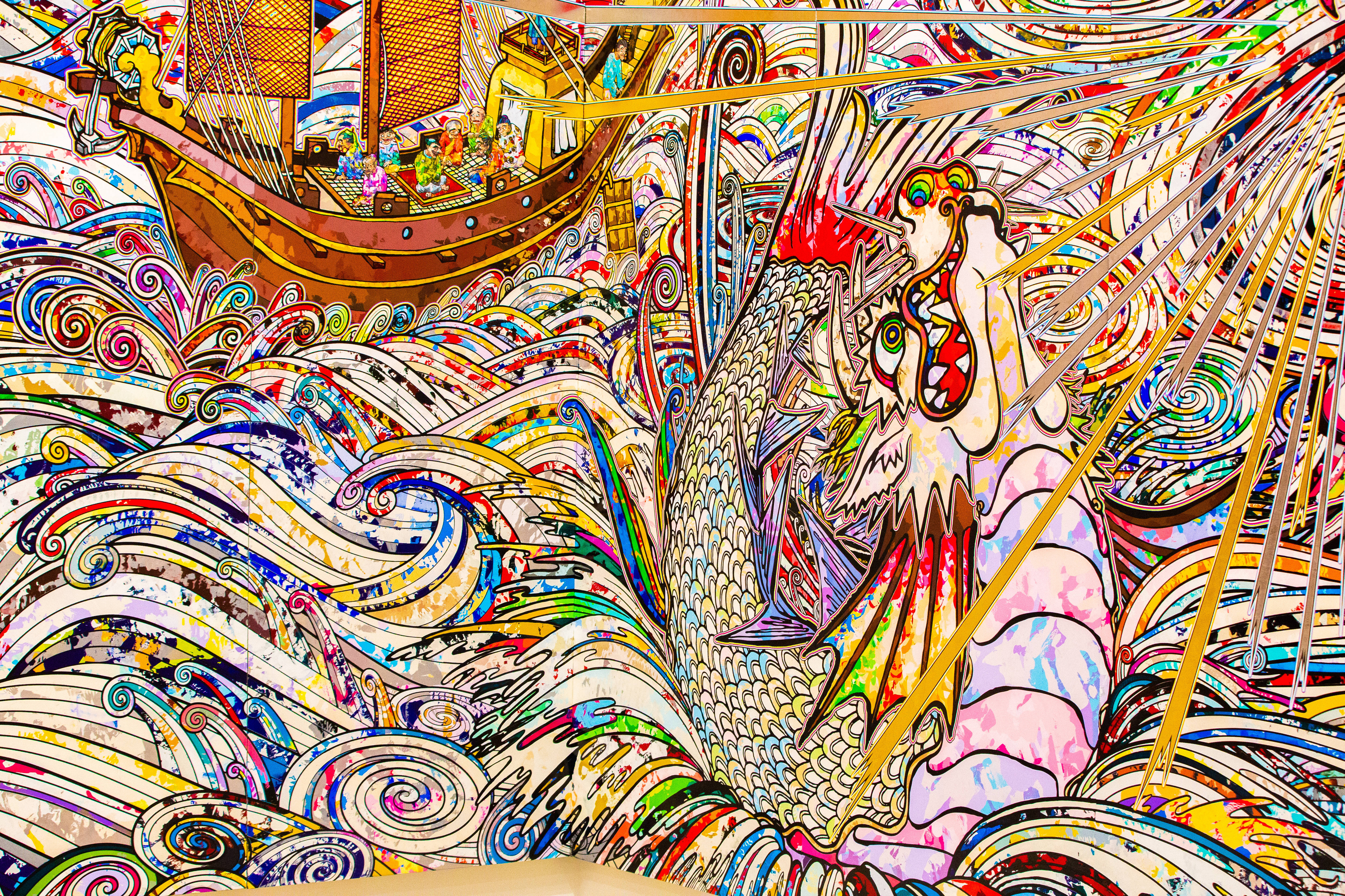 Nàng tiên cá 4K của Takashi Murakami Hình nền