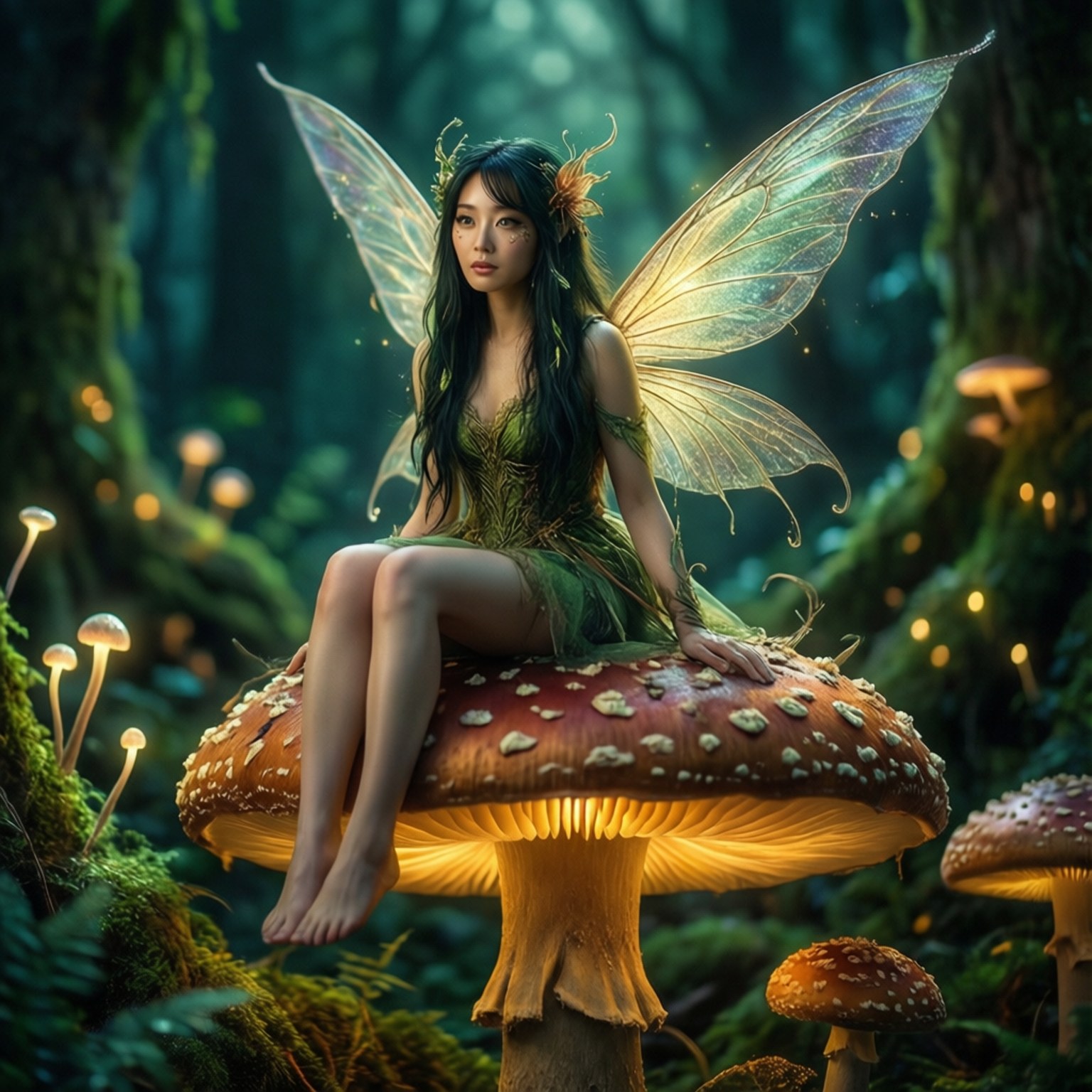 Nàng tiên rừng Hình nền
