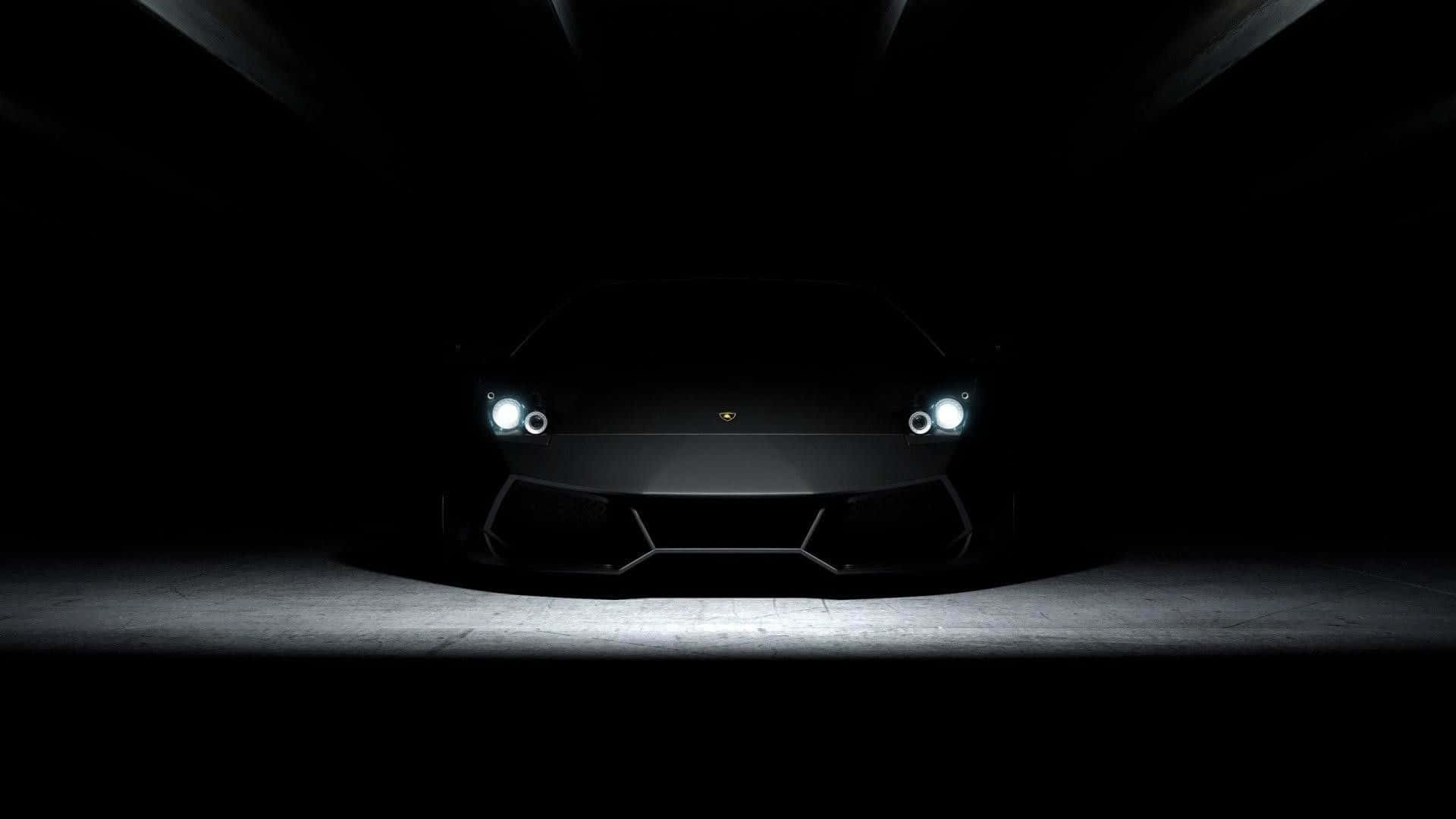Nắp Capo Xe Lamborghini Aventador Màu Đen 1920x1080 Hình nền