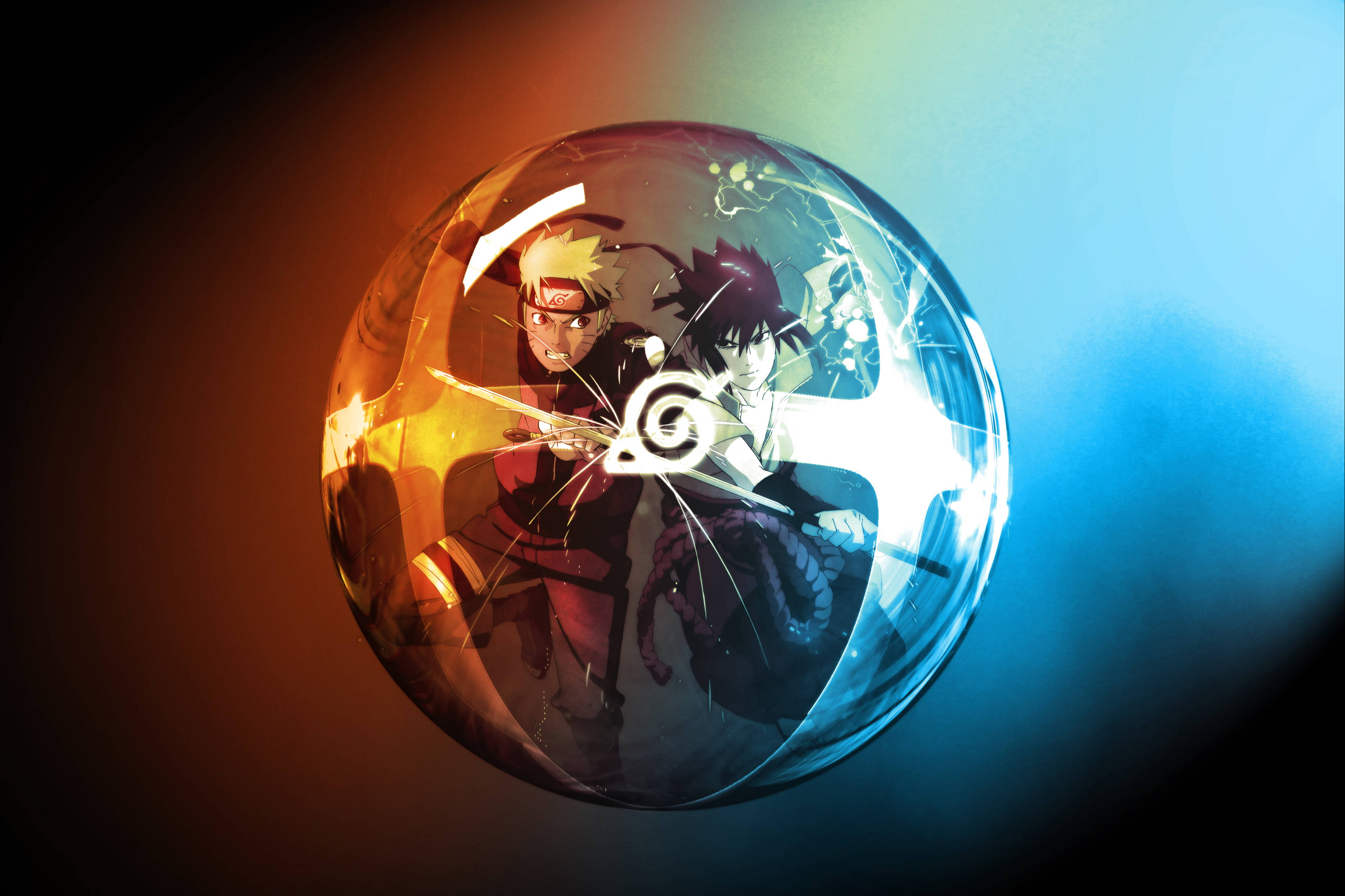 Naruto 4K Bong Bóng Nghệ Thuật Hình nền