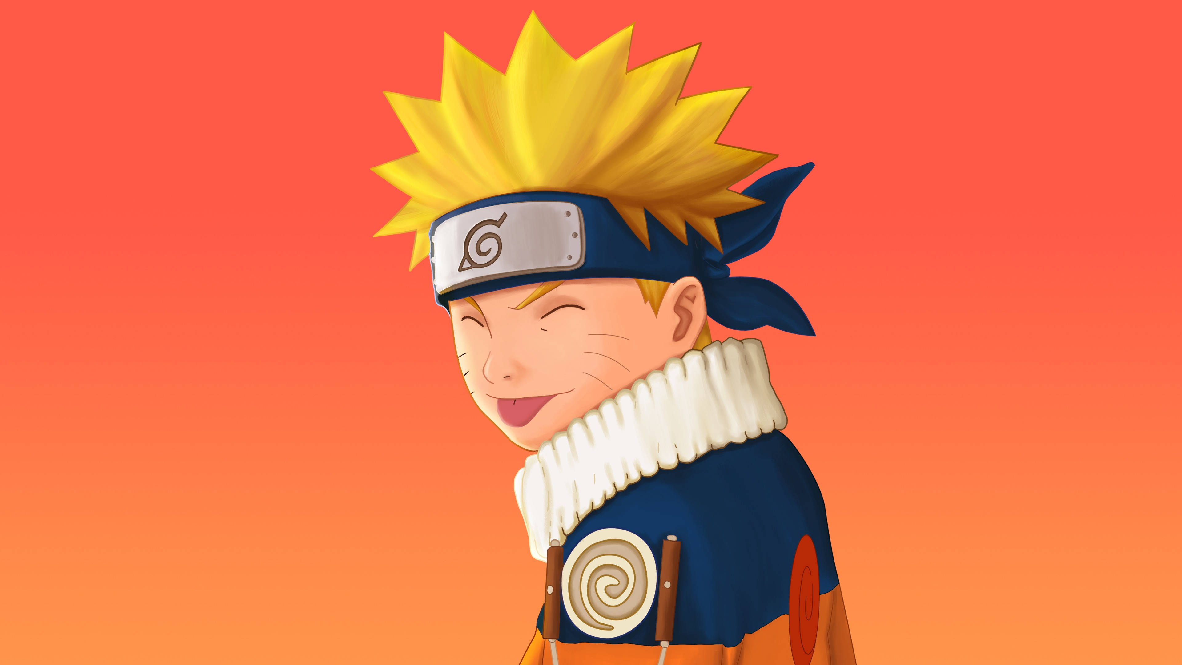 Naruto 4K Siêu Nét Lè Lưỡi Hình nền