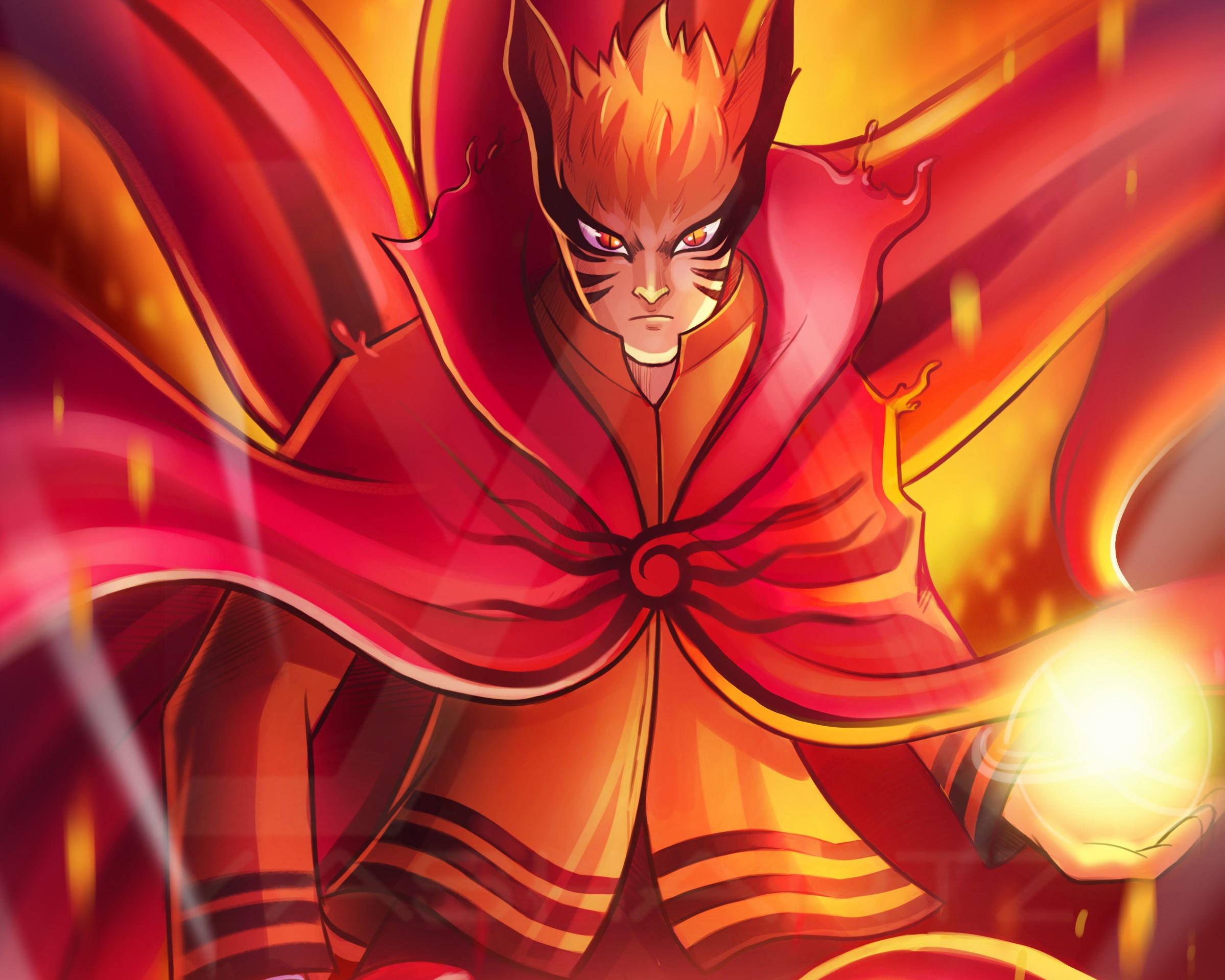 Naruto Baryon Mode nổi giận Hình nền