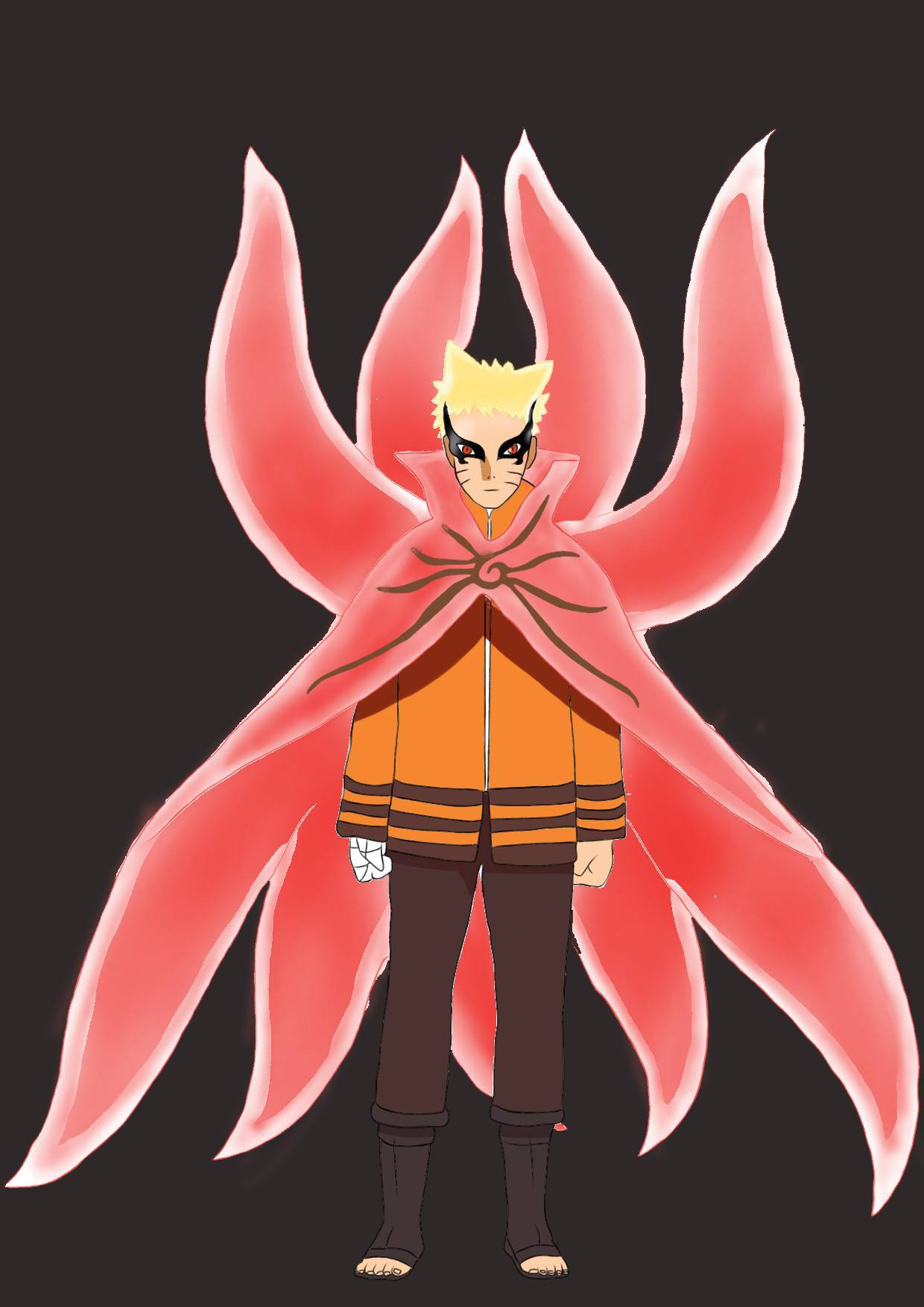 Naruto Baryon Mode Cửu Vĩ