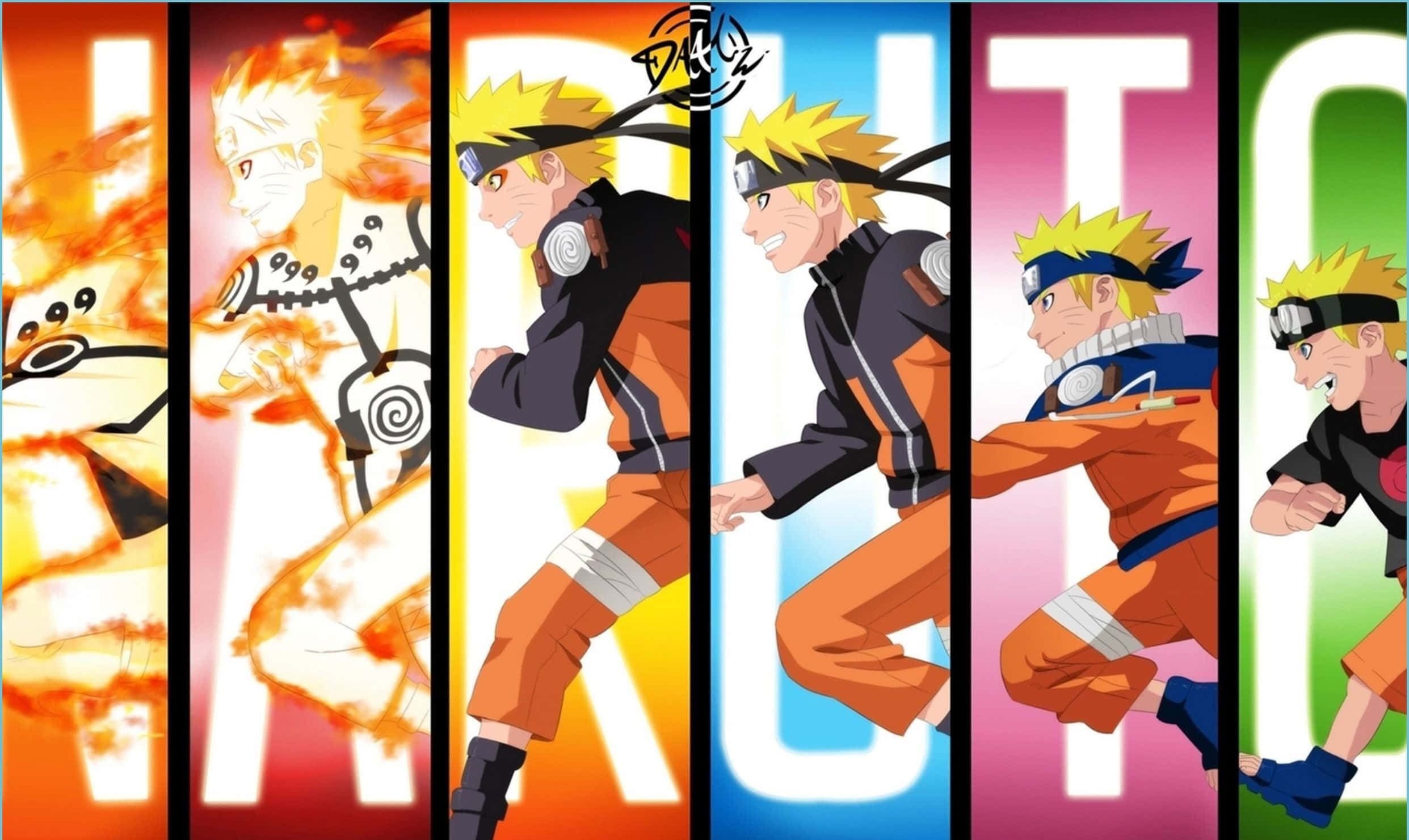 Naruto Biến Hình Máy Tính Thẩm Mỹ Hình nền