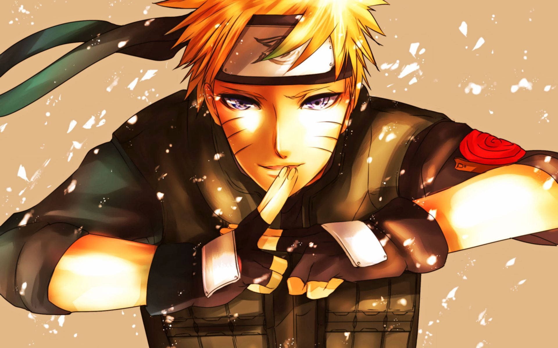Naruto Dễ Thương Tạo Dáng Ninja Hình nền