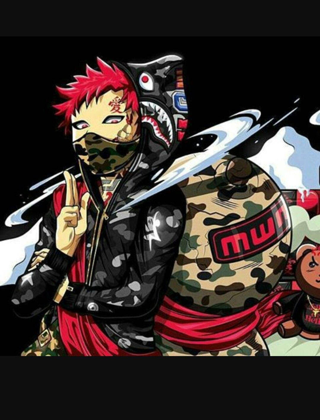 Naruto Drip Trong Trang Phục Ngụy Trang Hình nền