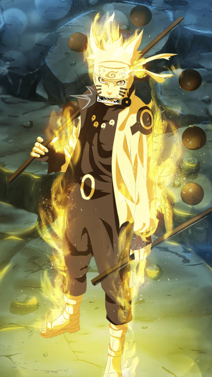Naruto Điện Thoại Bốc Lửa Hình nền