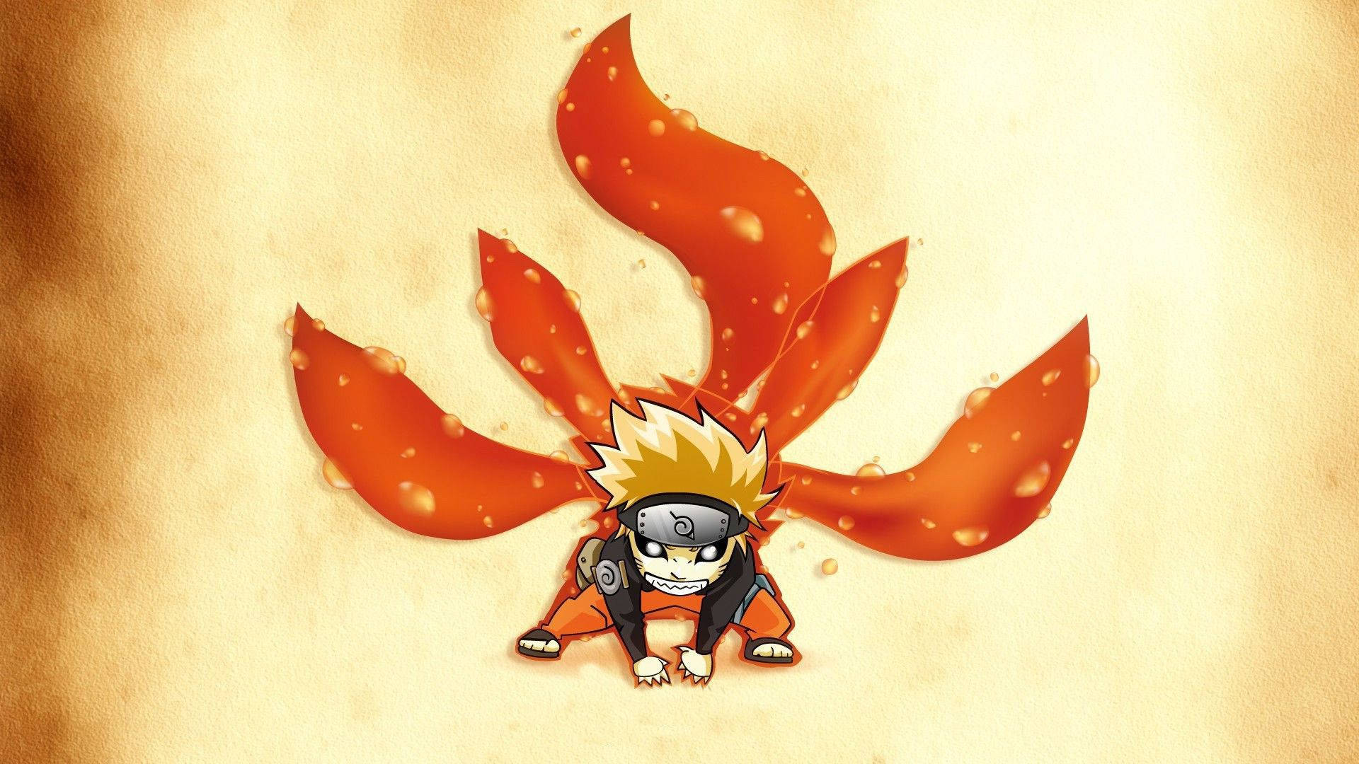 Naruto Kyuubi Dễ Thương Hình nền