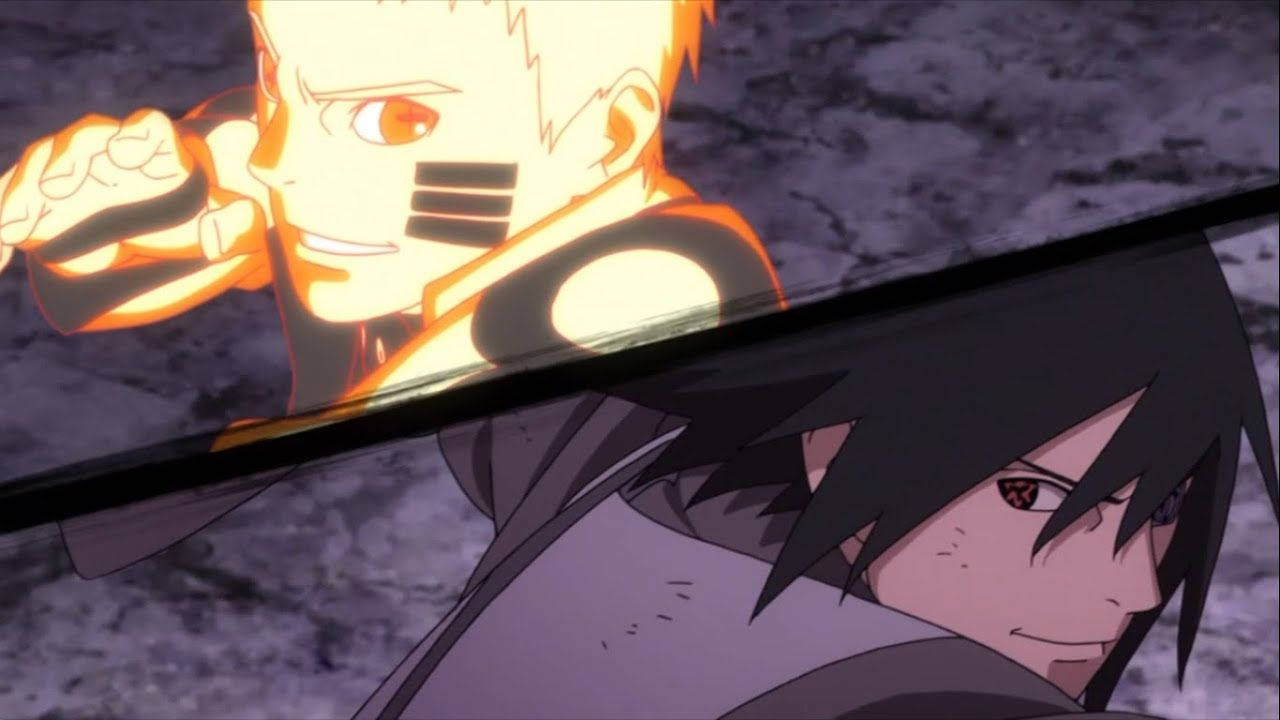 Naruto Live Sasuke Đối Đầu Chia Màn Hình Hình nền