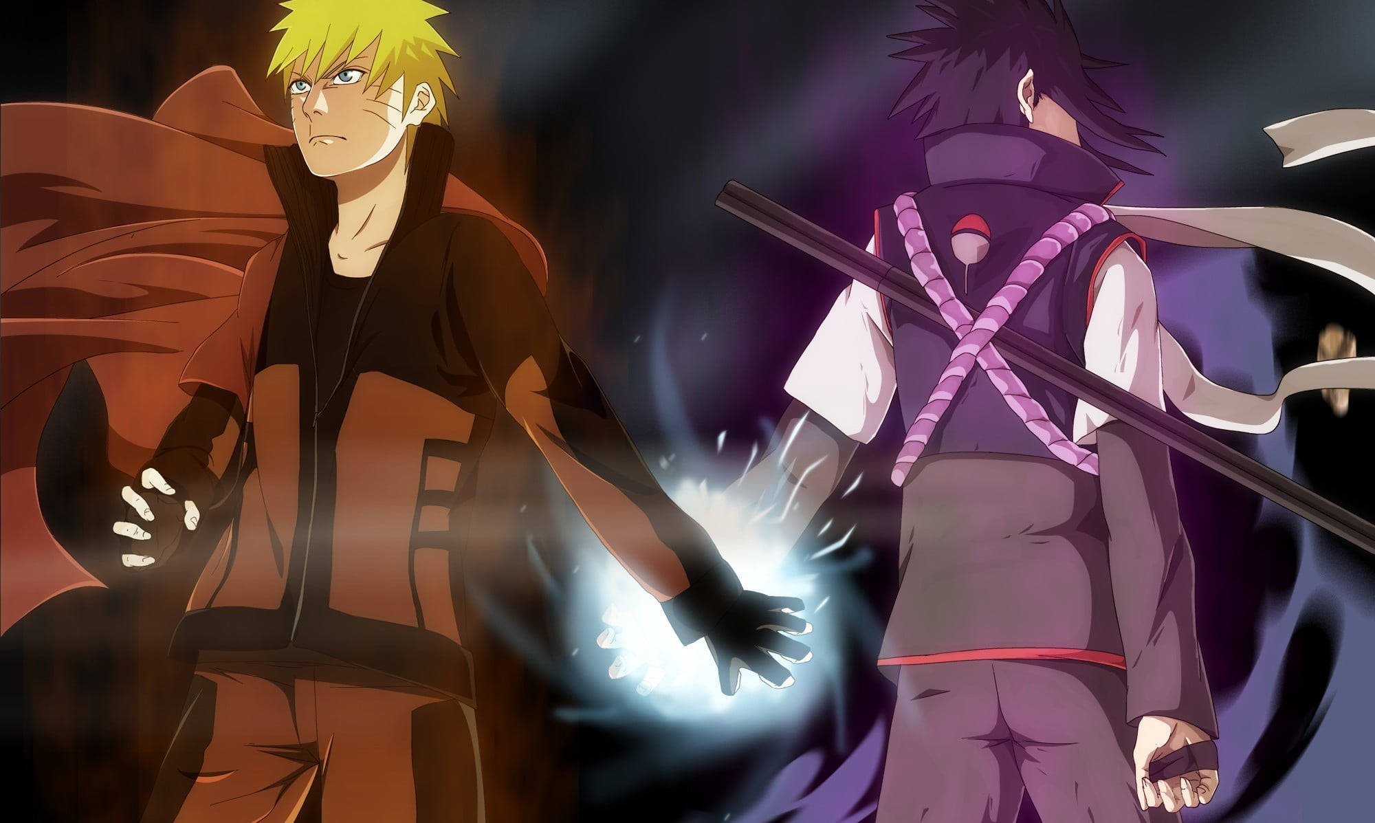 Naruto Live Sasuke Phát Tia Lửa Bằng Tay Hình nền