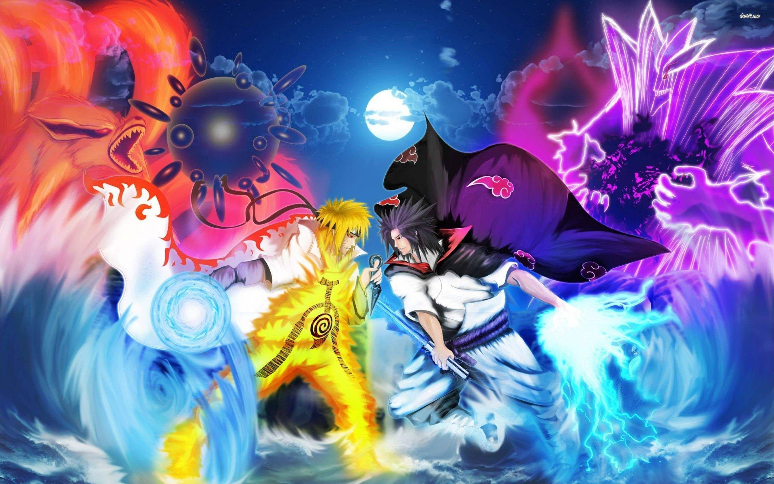 Naruto ngầu đối đầu Sasuke Hình nền