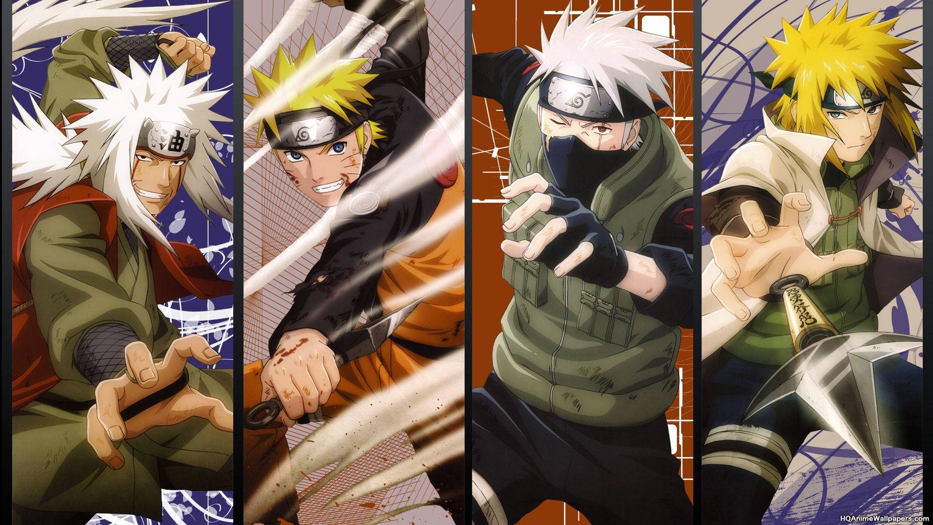Naruto Nhân Vật Ninja Mạnh Mẽ Hình nền
