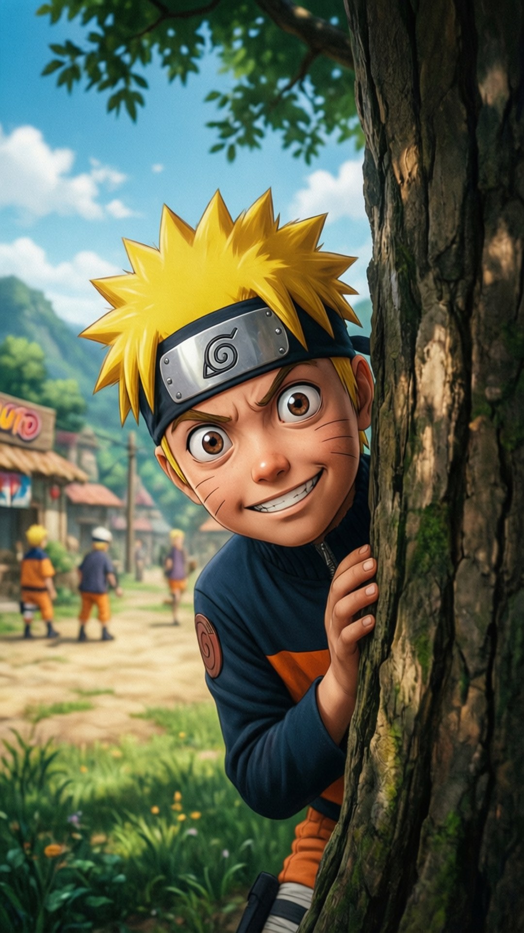 Naruto Nhí Tinh Nghịch Hình nền