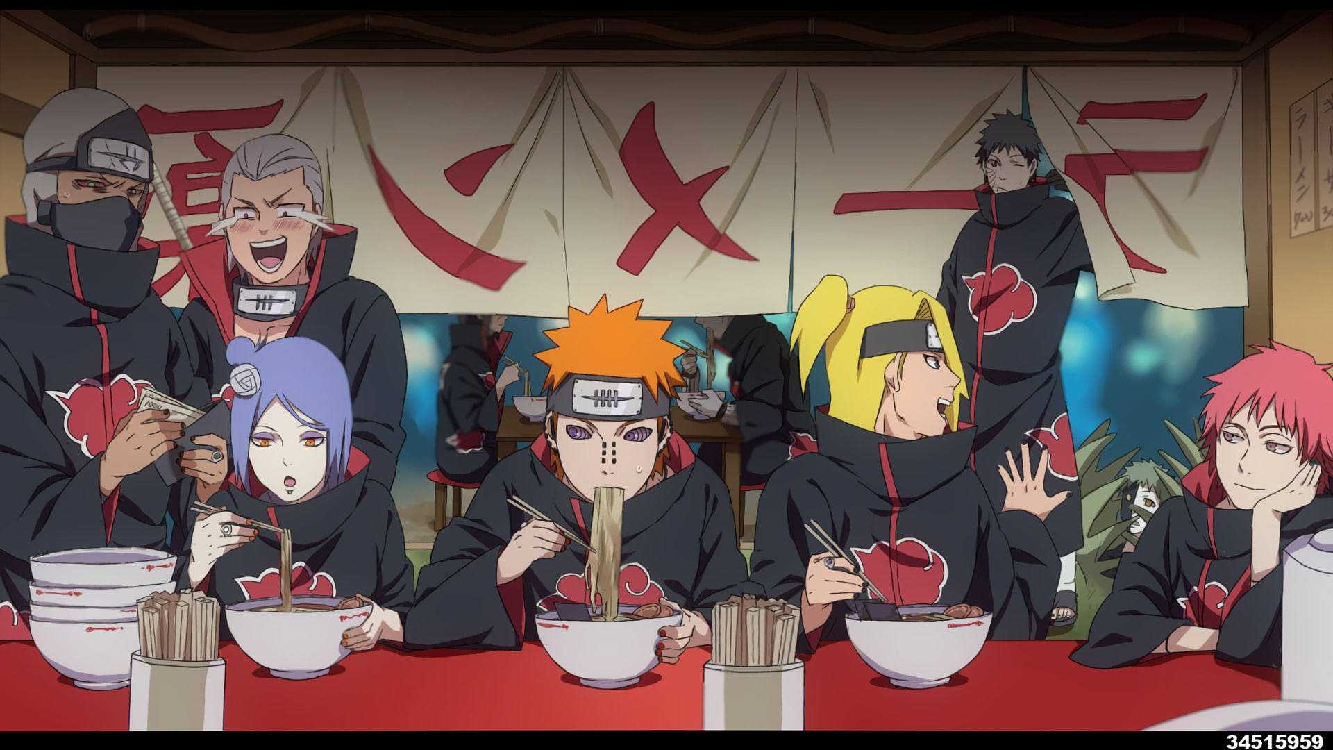 Naruto Pain Ăn Tối Hình nền