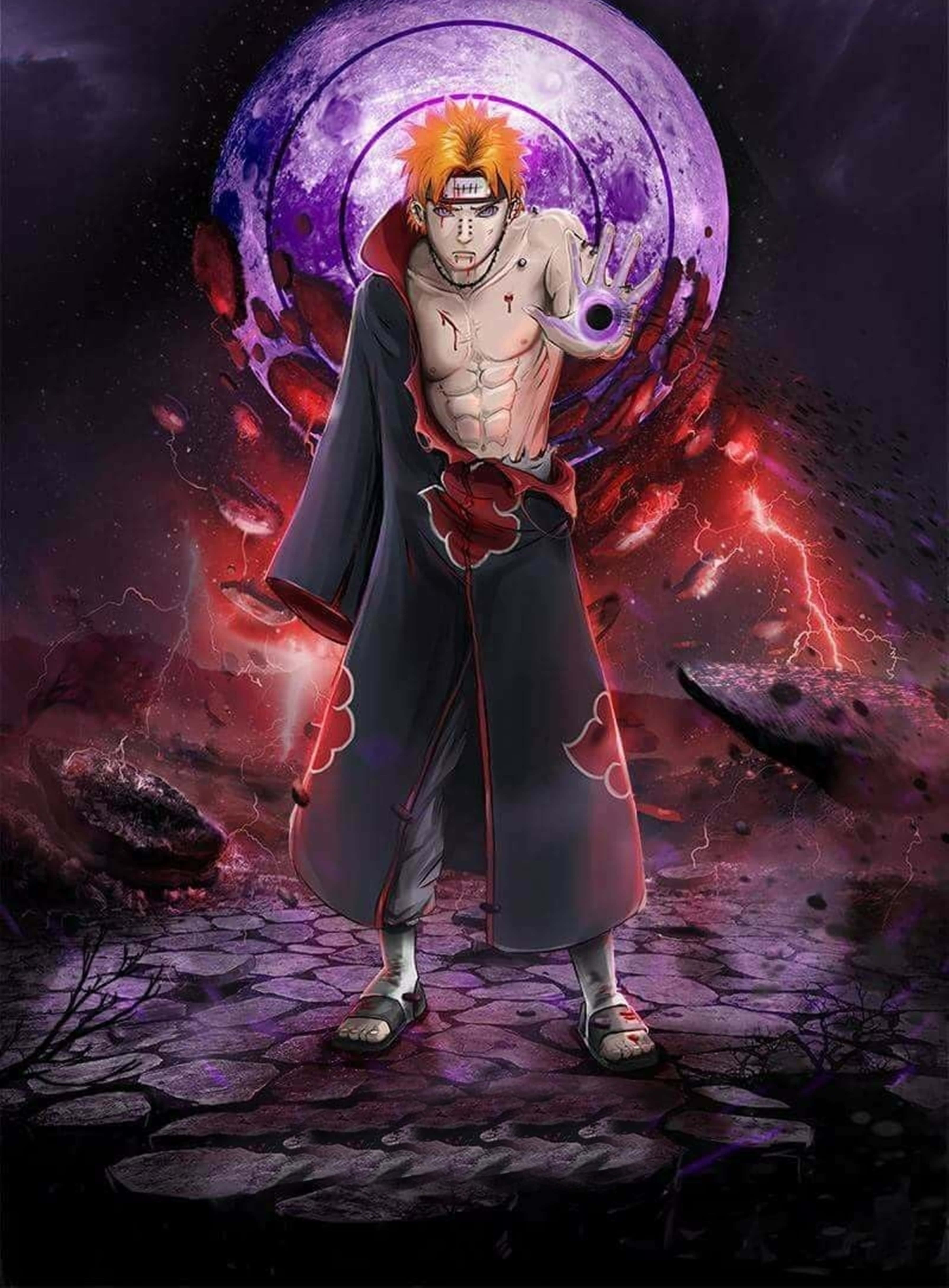 Naruto Pain biến hình 4K Hình nền