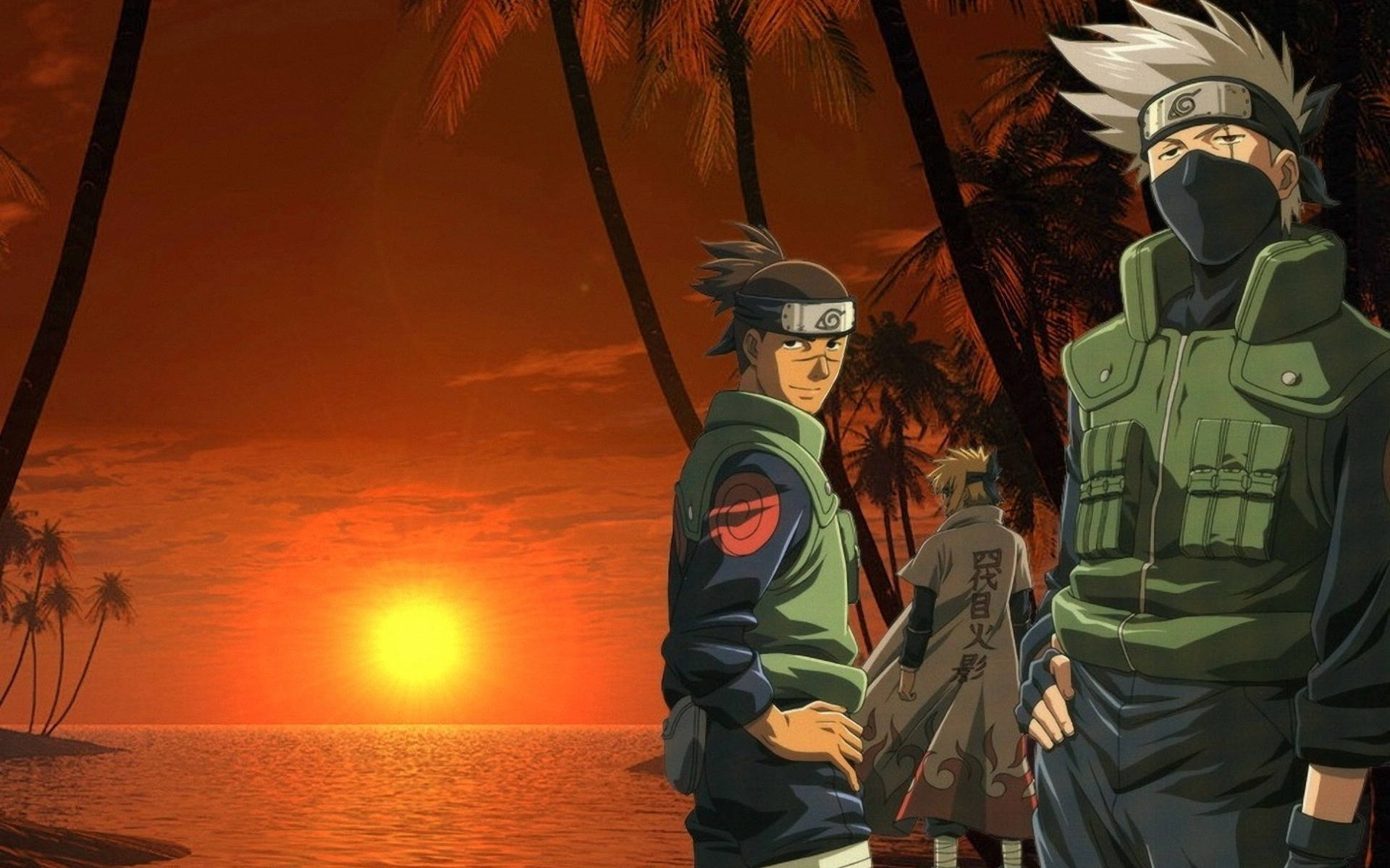 Naruto Quyết Tâm Trong Hành Động - Poster Anime Hình nền