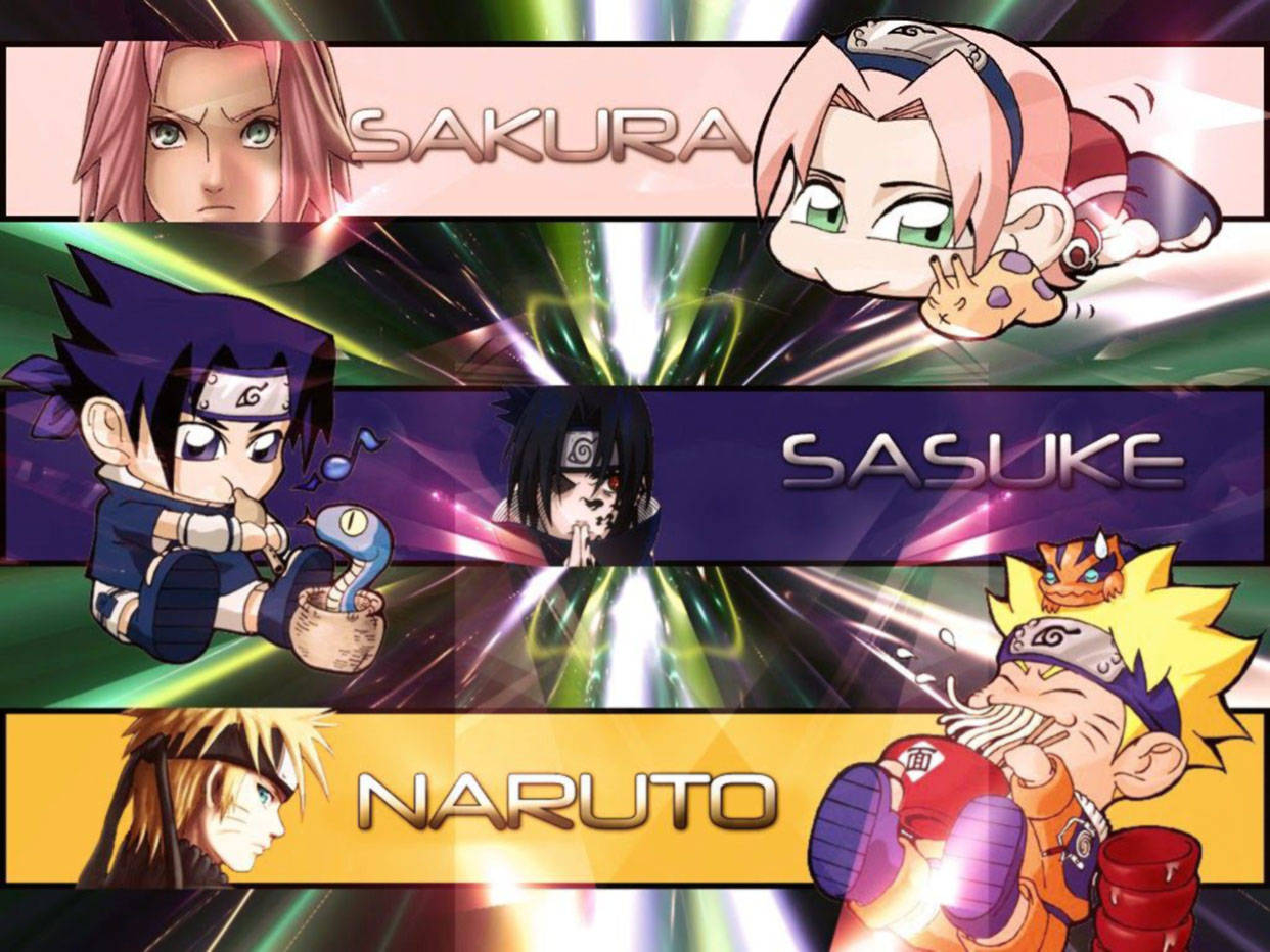 Naruto Sáng Tạo Dễ Thương Hình nền