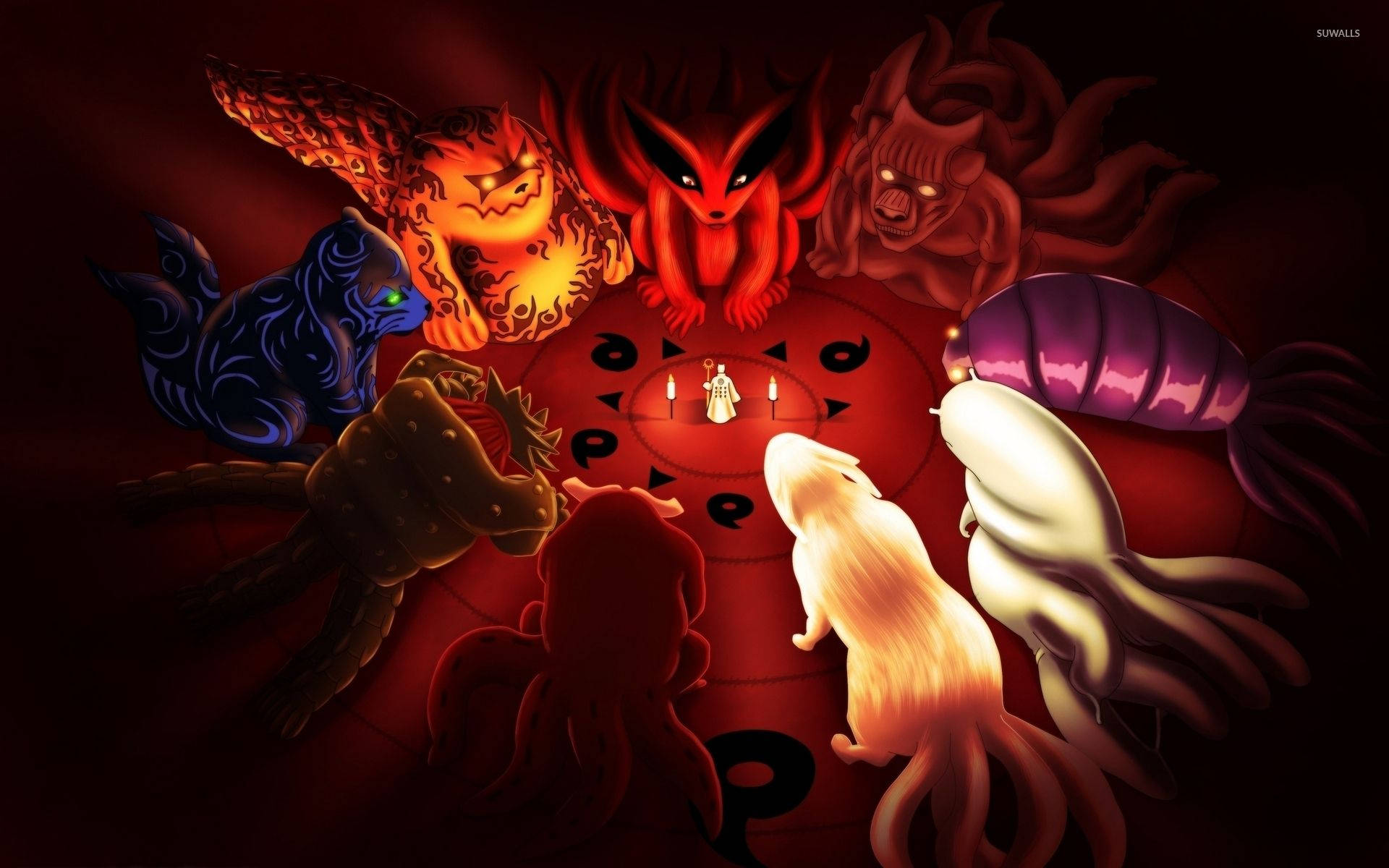 Naruto Shippuden trong chế độ Tiên Nhân Hình nền