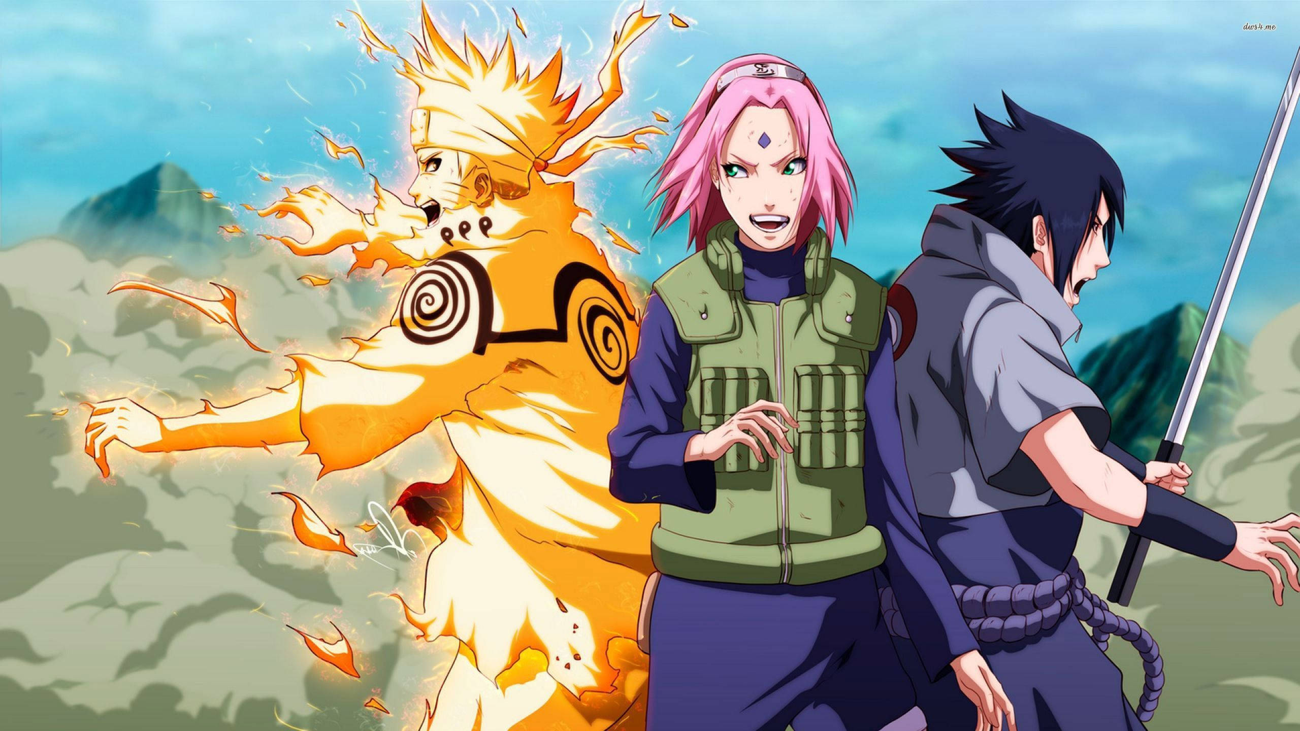 Naruto Sống Động Team 7 Hình nền