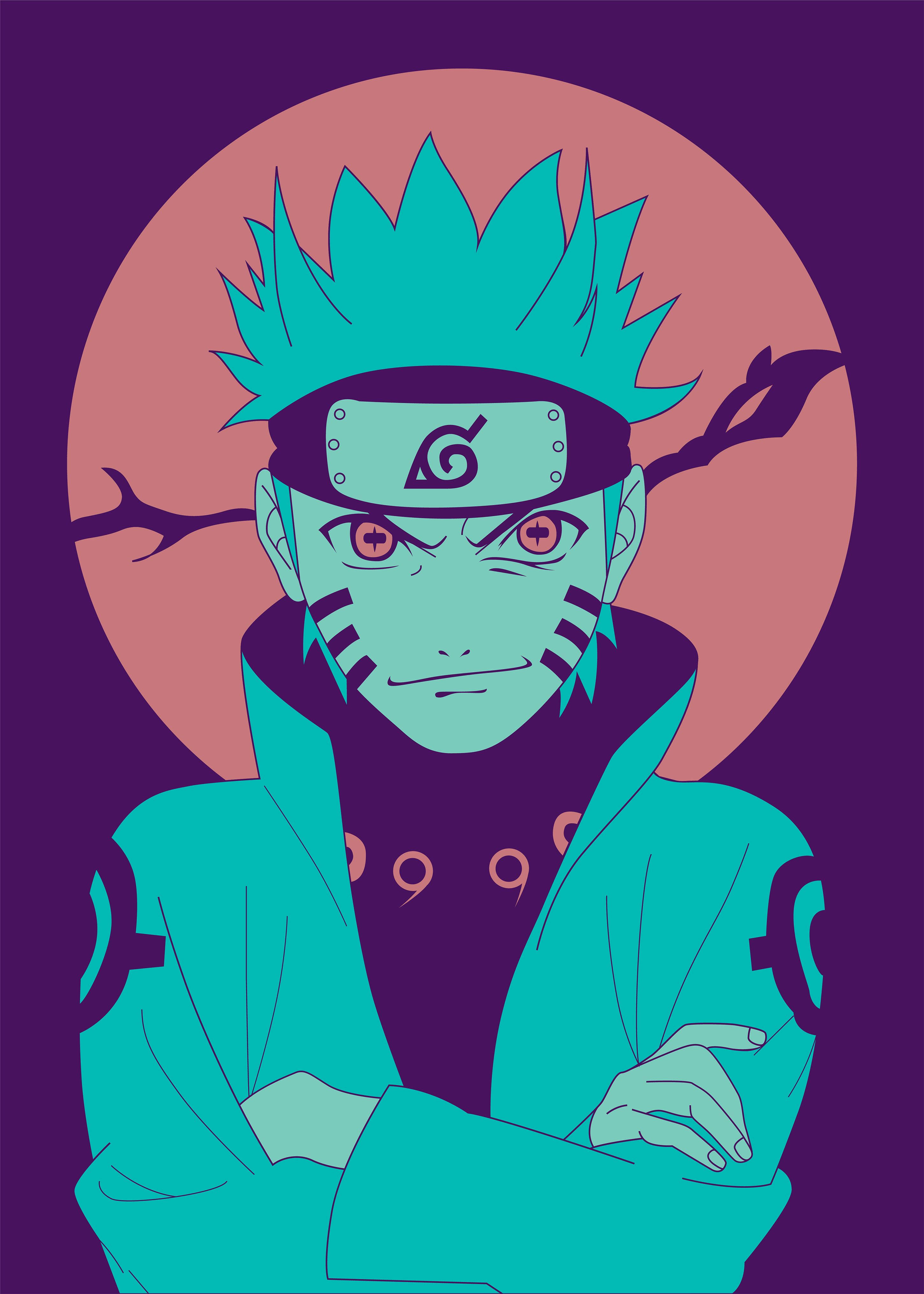 Naruto Tiên Nhân Mô Thức Poster Hình nền