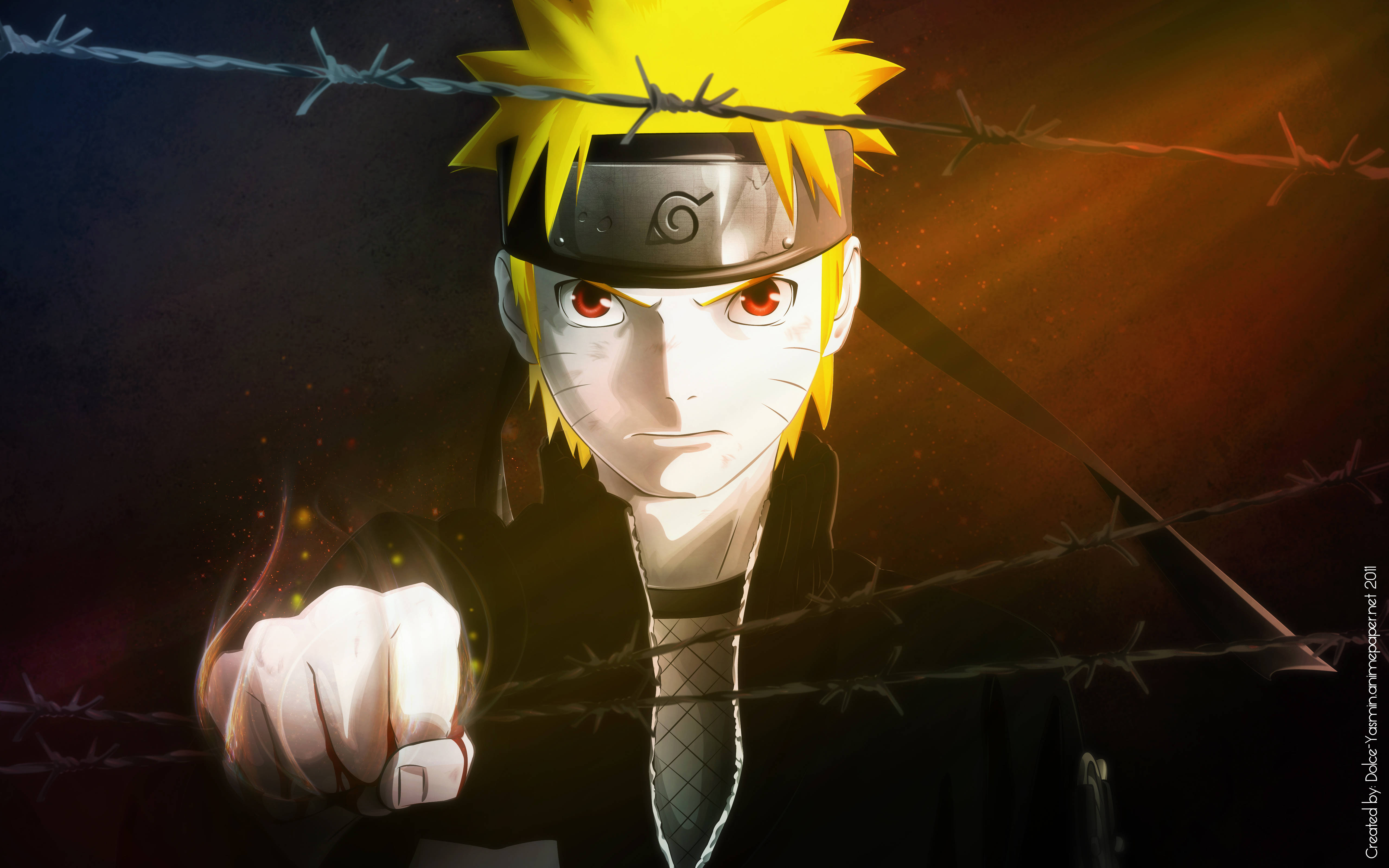 Naruto Uzumaki Dây Thép Gai Hình nền