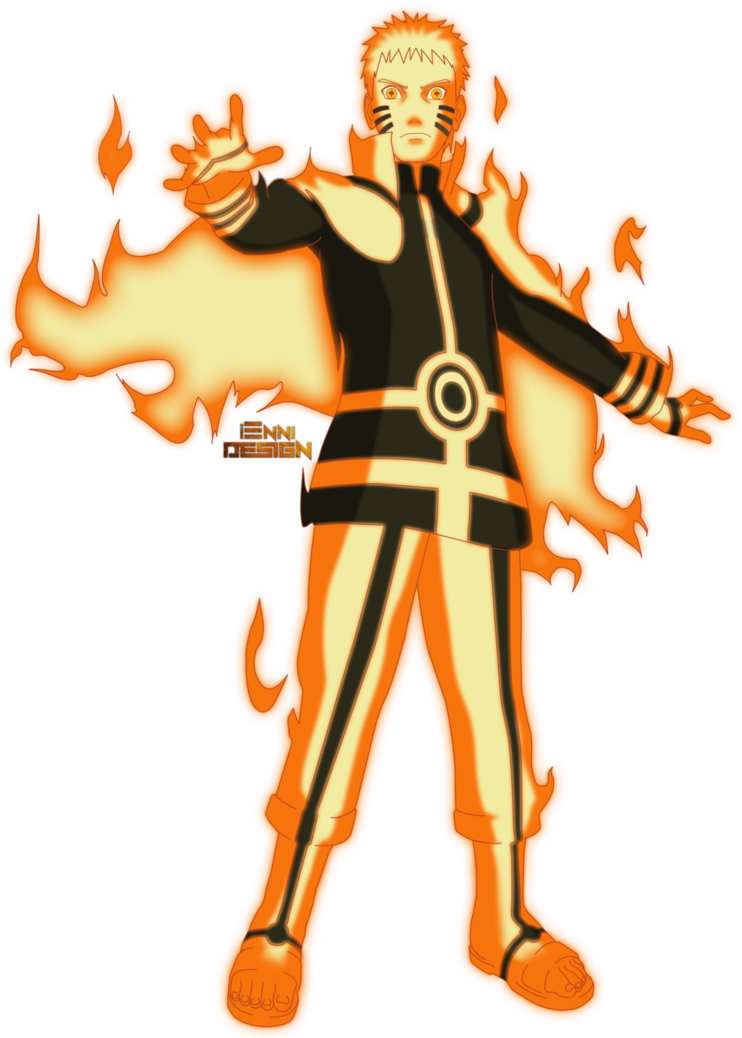 Naruto Uzumaki Hỏa Chakra Mode Hình nền