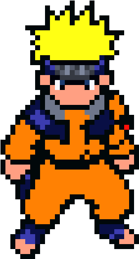 Naruto Uzumaki Pixel Art Hình nền