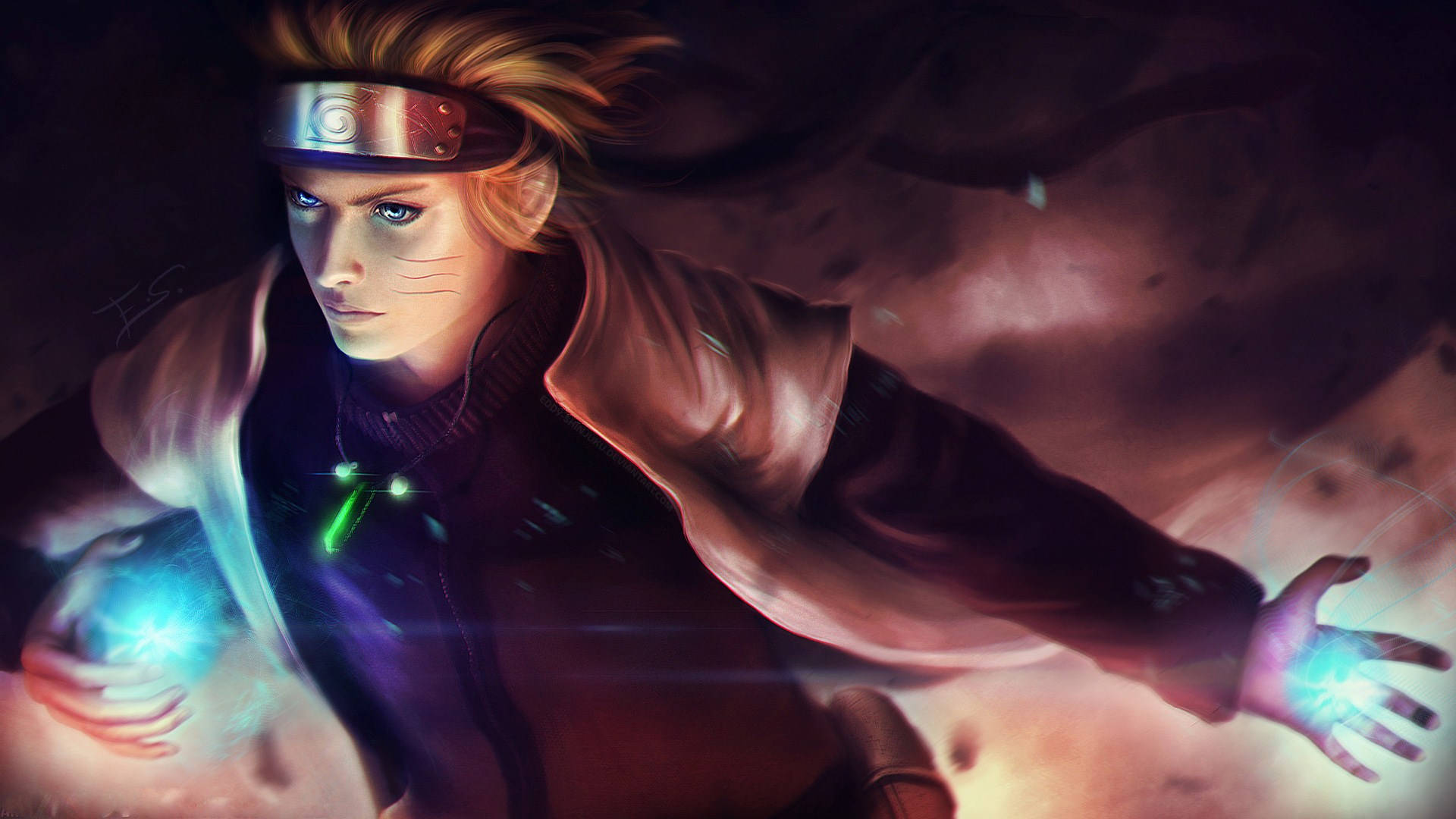 Naruto Uzumaki Tranh Kỹ Thuật Số Hokage Hình nền
