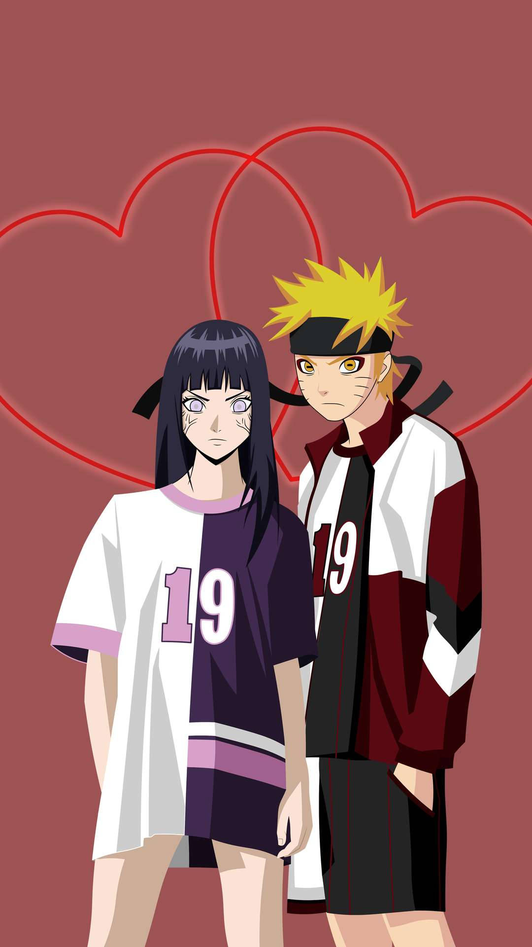 Naruto và Hinata mặc thường phục Hình nền