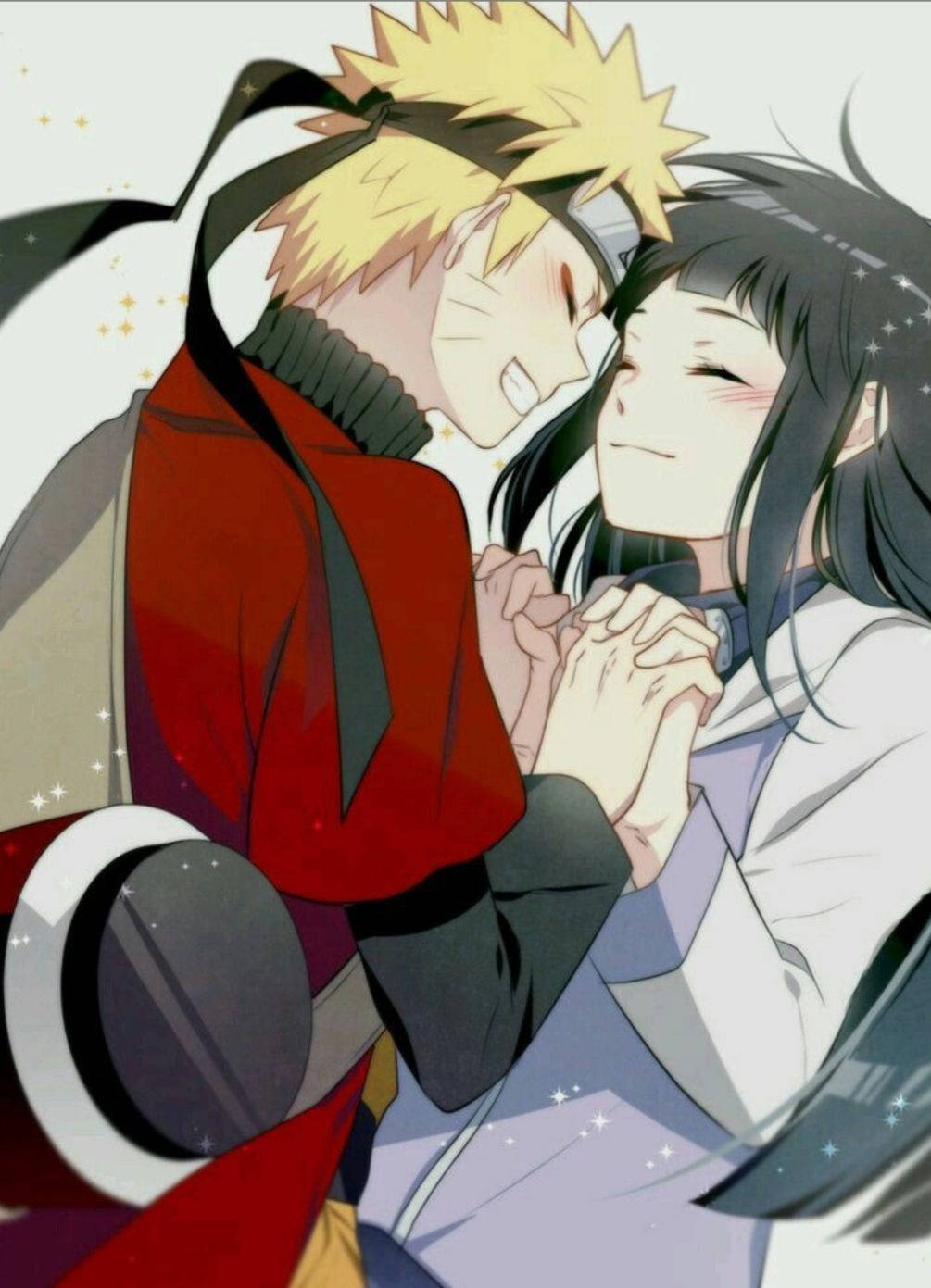 Naruto và Hinata mỉm cười Hình nền