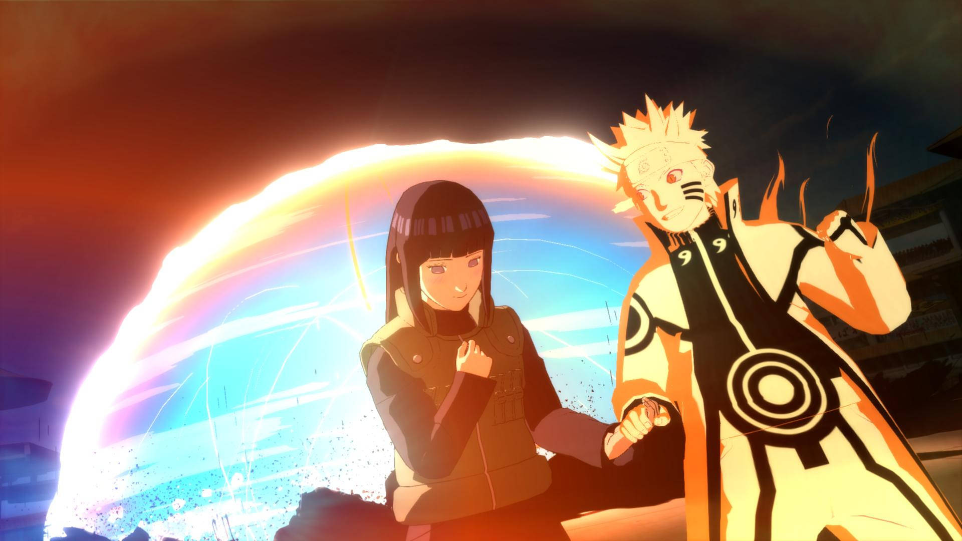 Naruto và Hinata trong cuộc chiến Ninja Hình nền