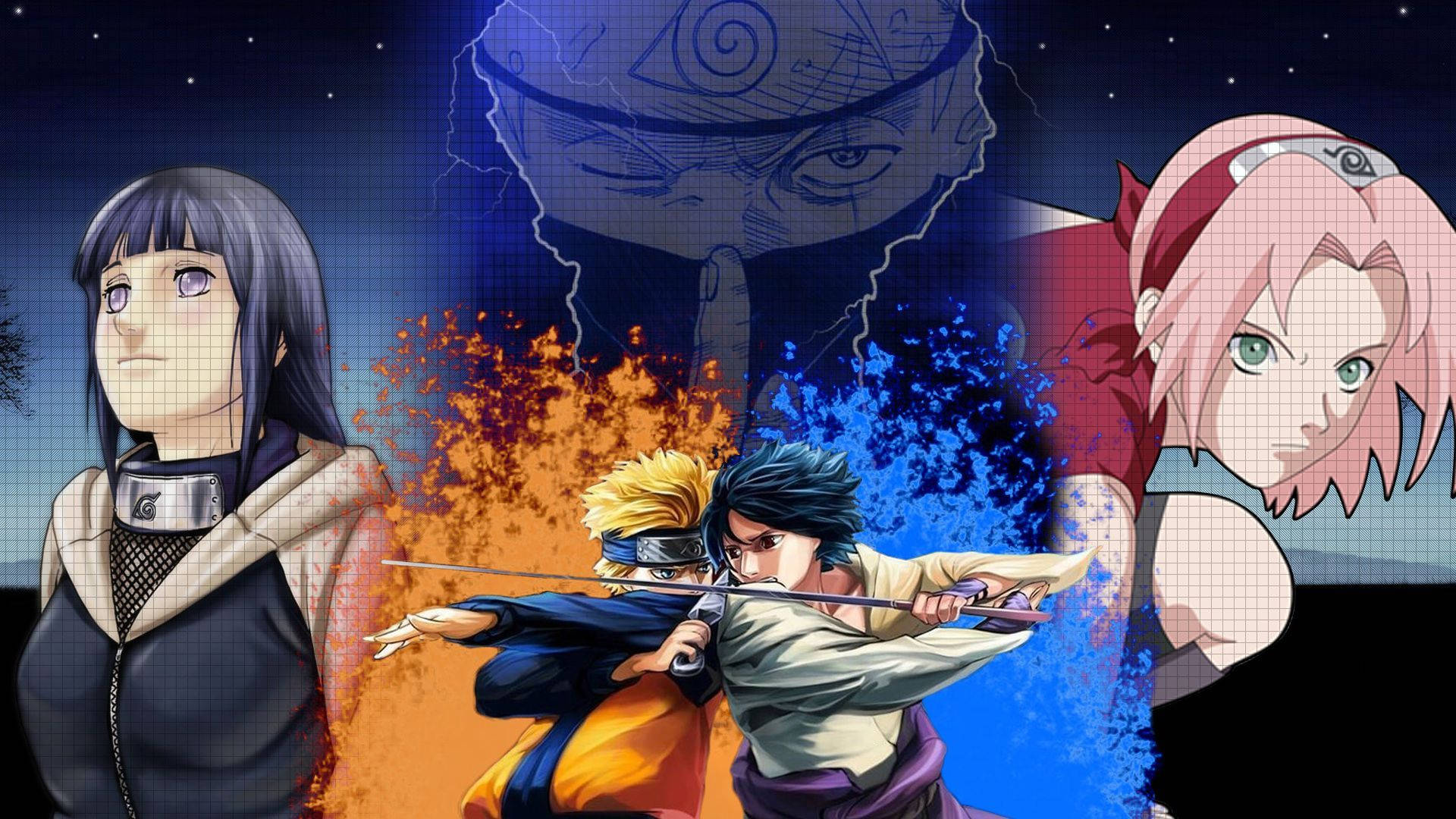 Naruto và Hinata Fanart Hình nền