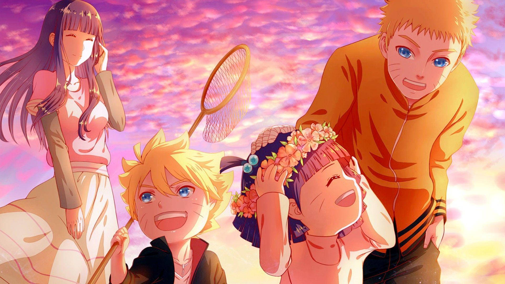 Naruto và Hinata - Mối Liên Kết Bền Chặt Hình nền