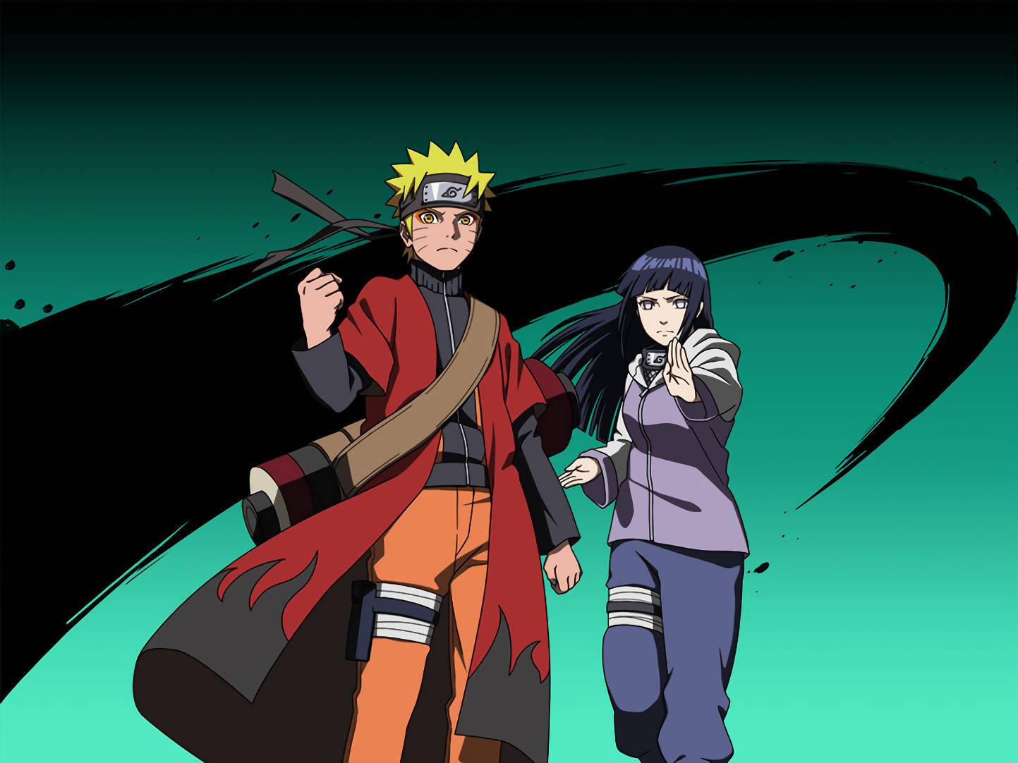 Naruto và Hinata Sage Mode Hình nền